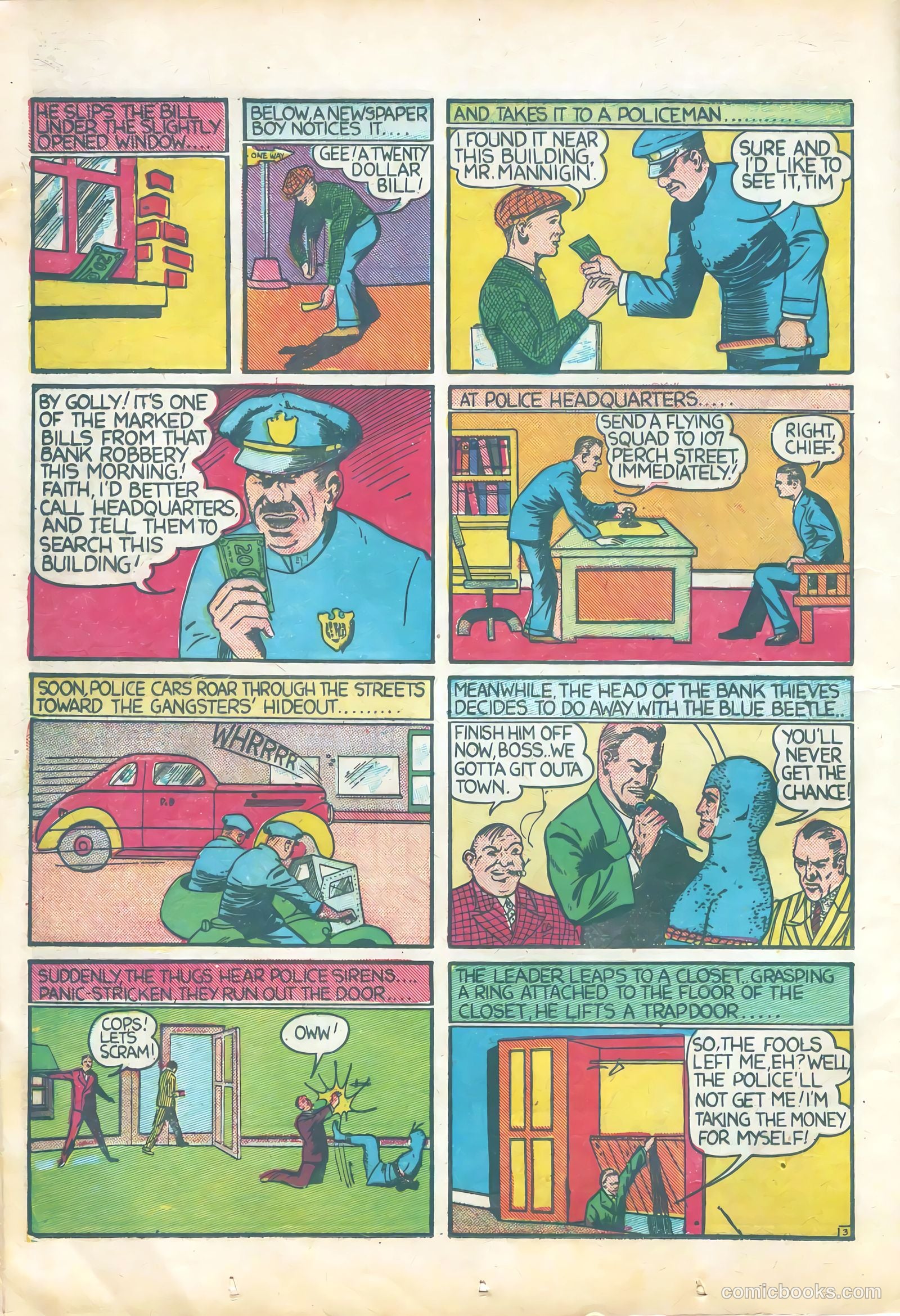 Blue Beetle #1 (1939) — page 22 of 68