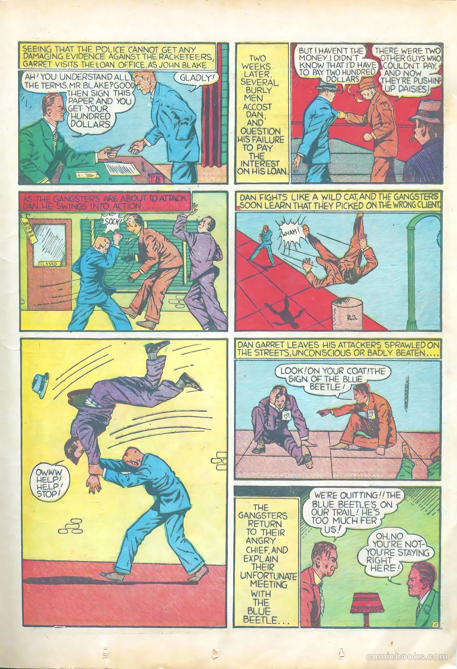 Blue Beetle #1 (1939) — page 25 of 68