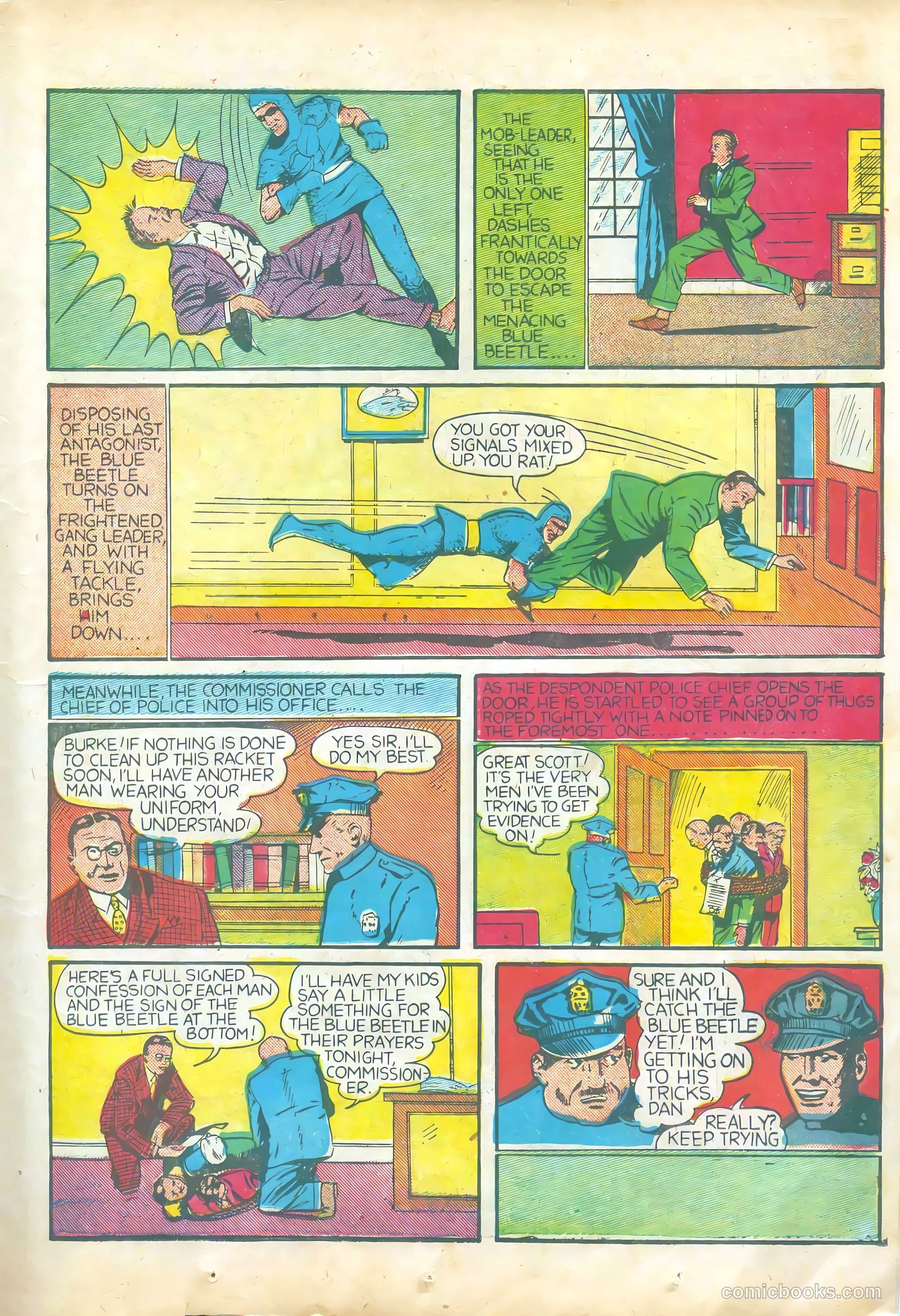 Blue Beetle #1 (1939) — page 27 of 68