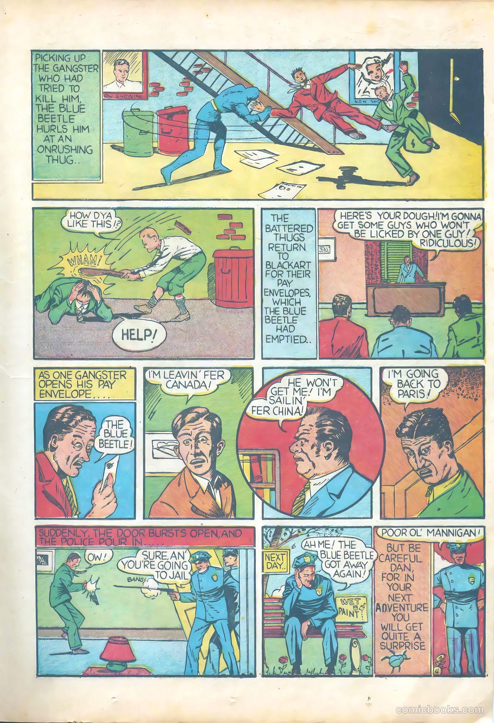 Blue Beetle #1 (1939) — page 31 of 68