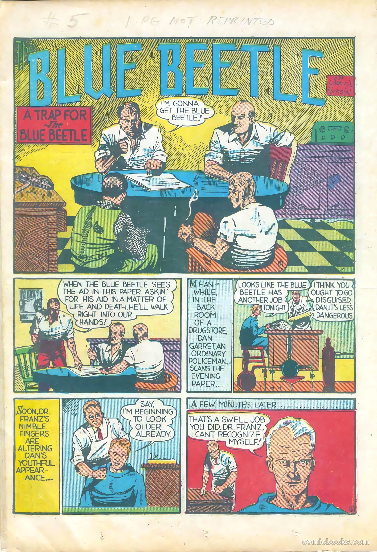 Blue Beetle #1 (1939) — page 32 of 68