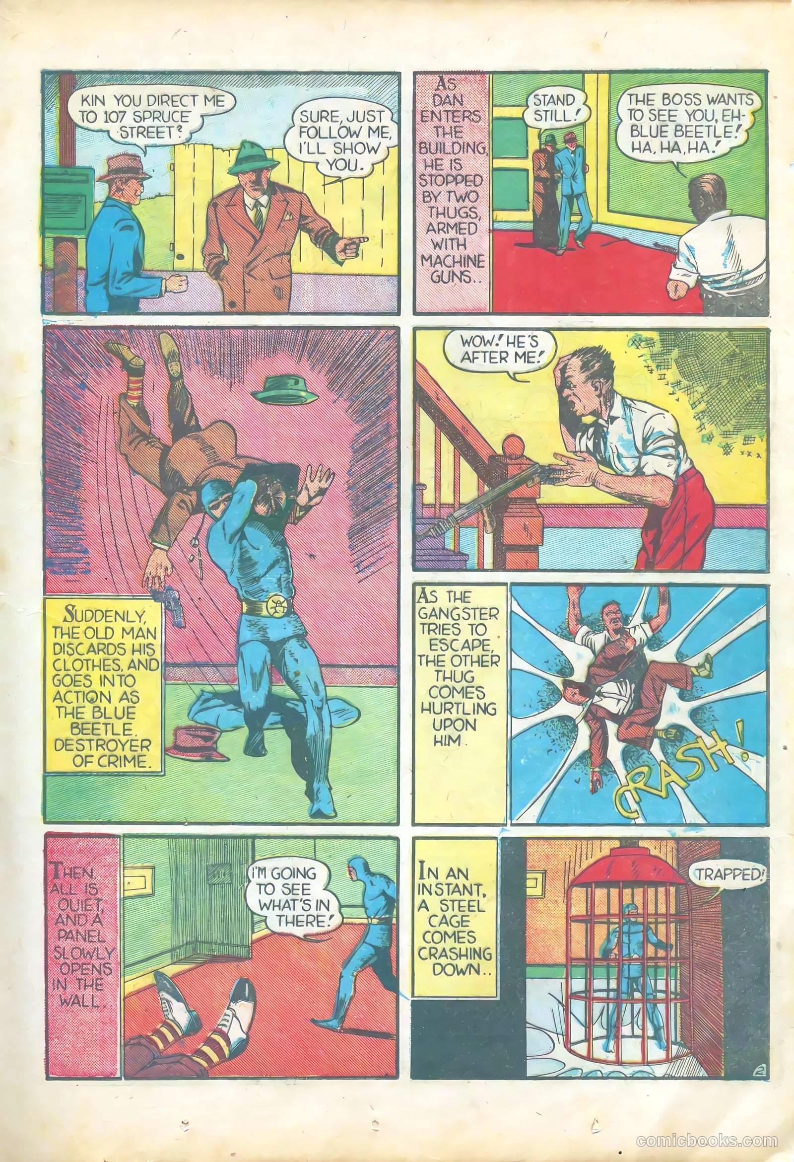 Blue Beetle #1 (1939) — page 33 of 68