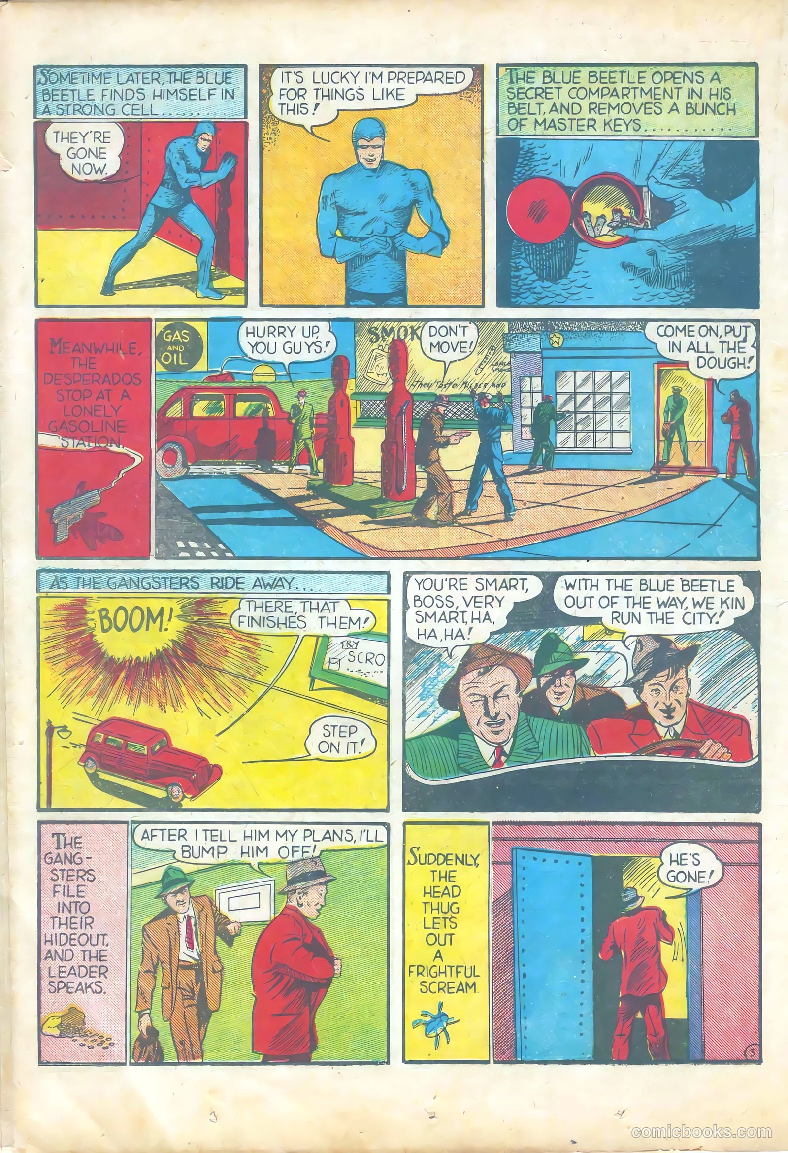 Blue Beetle #1 (1939) — page 34 of 68