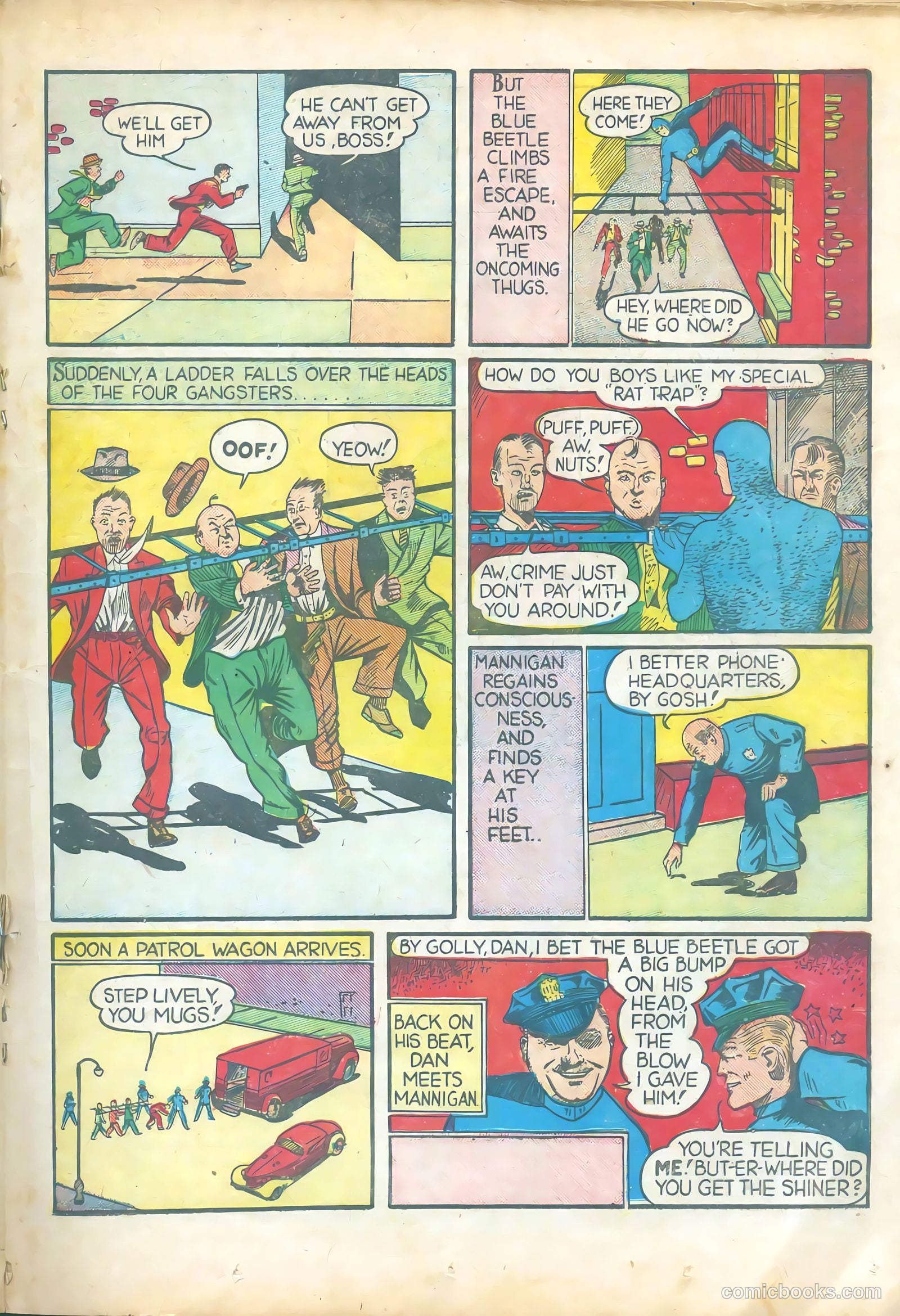Blue Beetle #1 (1939) — page 35 of 68
