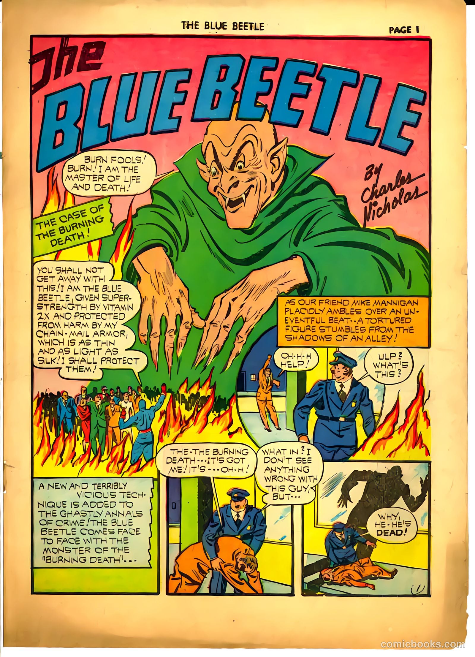 Blue Beetle #10 (1941) — page 3 of 67