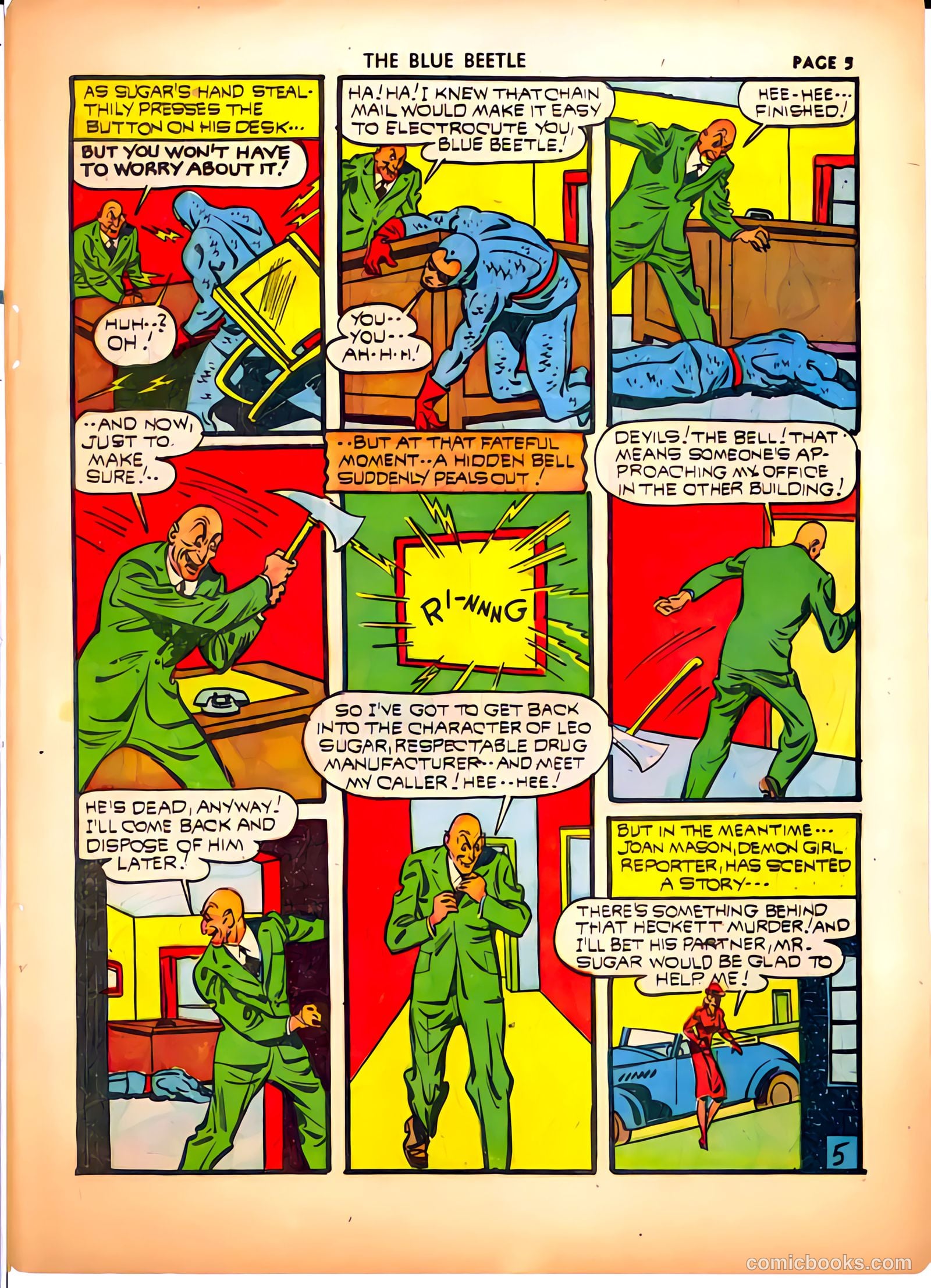 Blue Beetle #10 (1941) — page 7 of 67