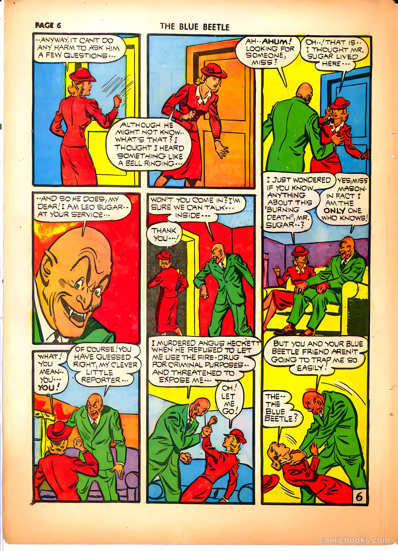 Blue Beetle #10 (1941) — page 8 of 67