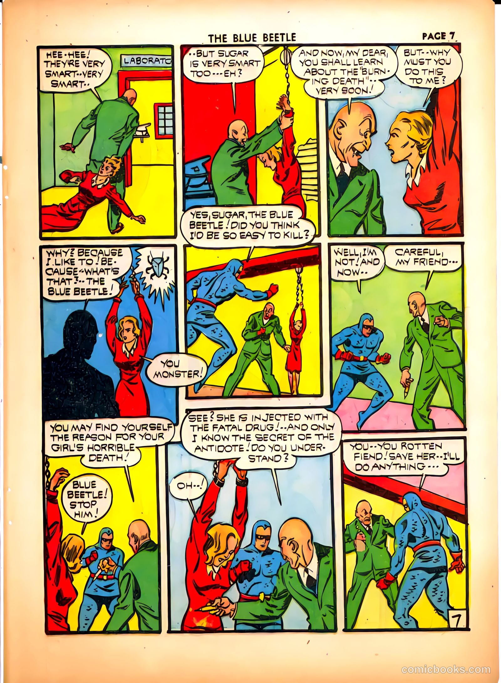Blue Beetle #10 (1941) — page 9 of 67