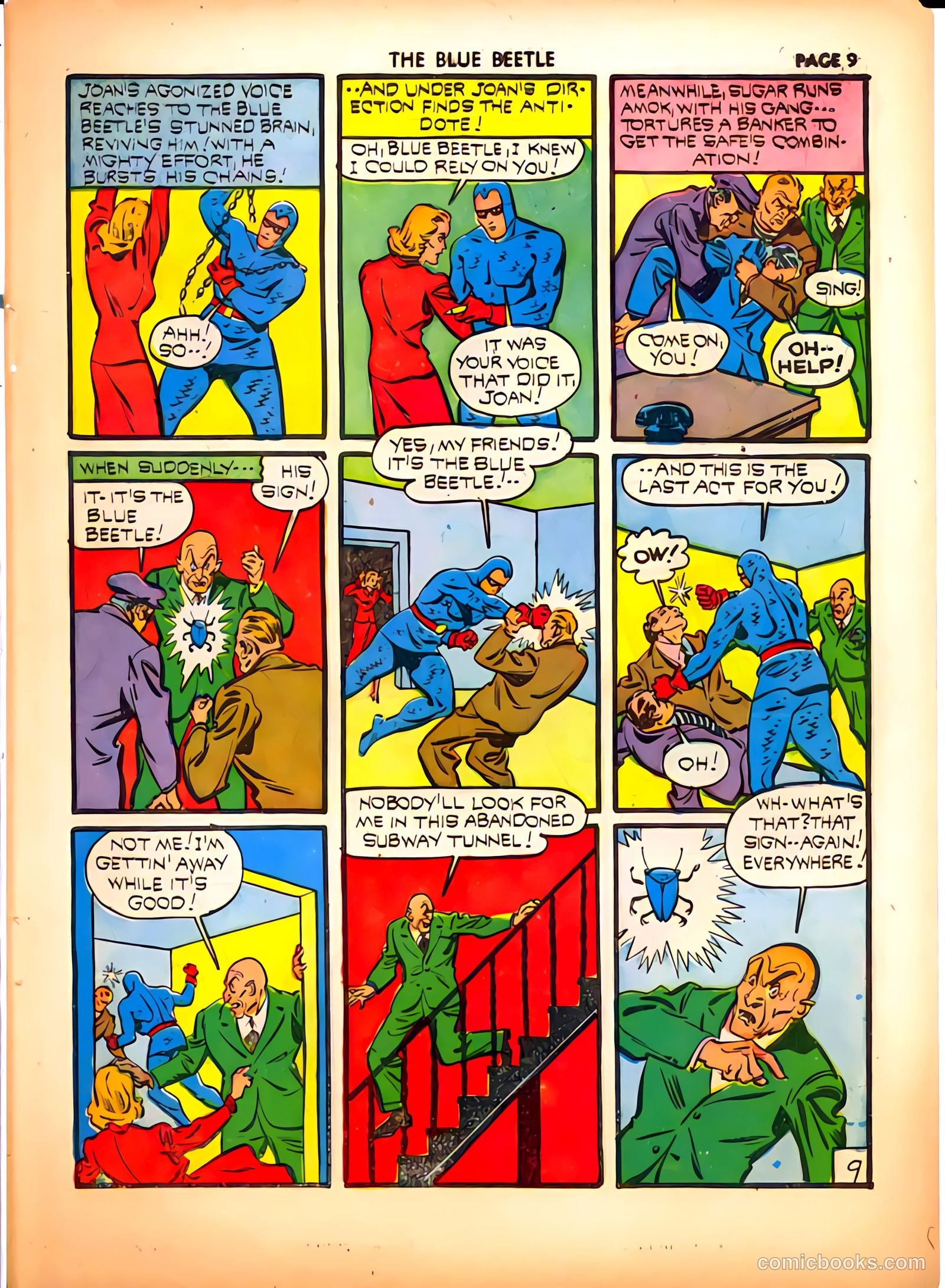 Blue Beetle #10 (1941) — page 11 of 67