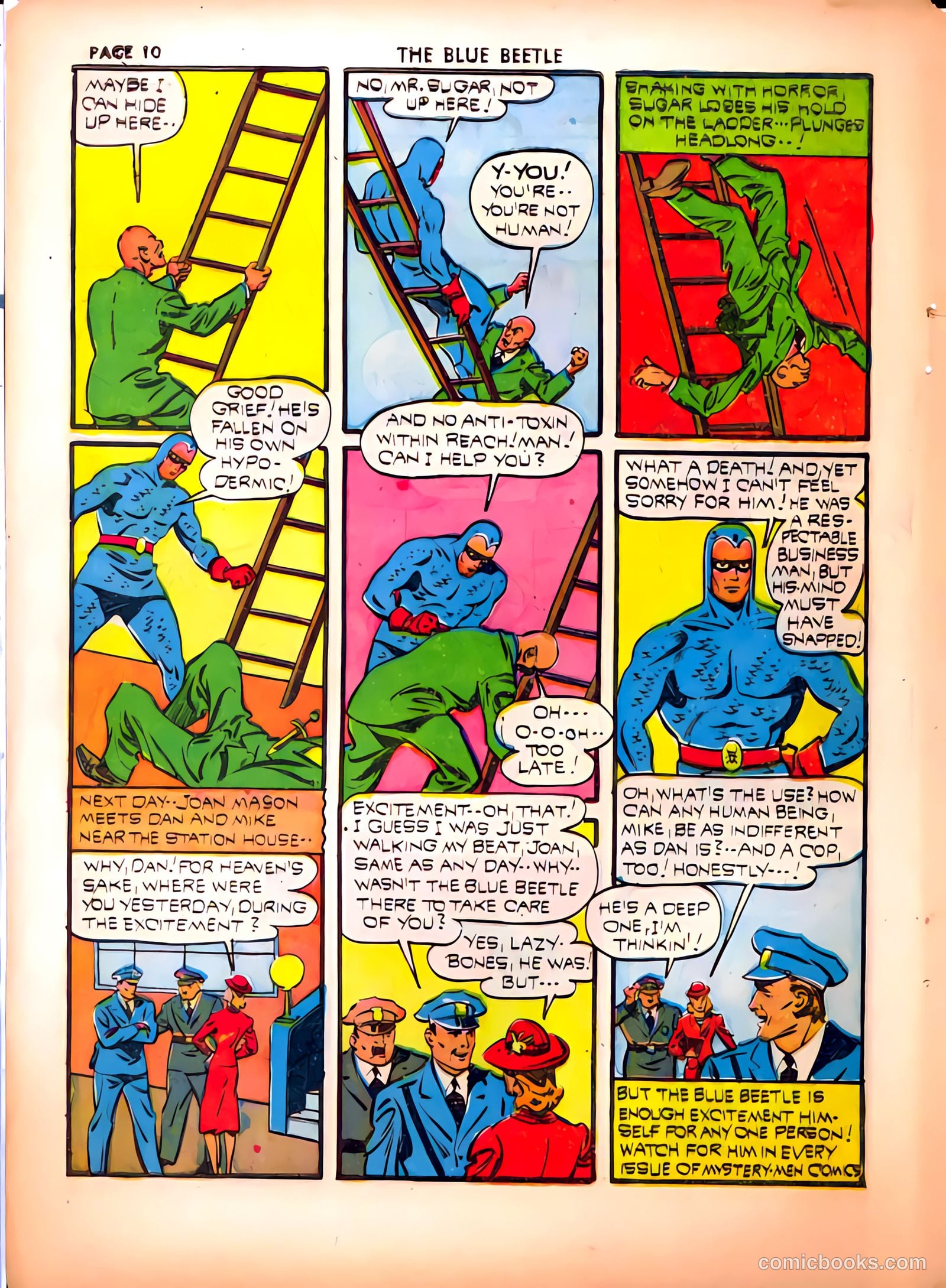 Blue Beetle #10 (1941) — page 12 of 67
