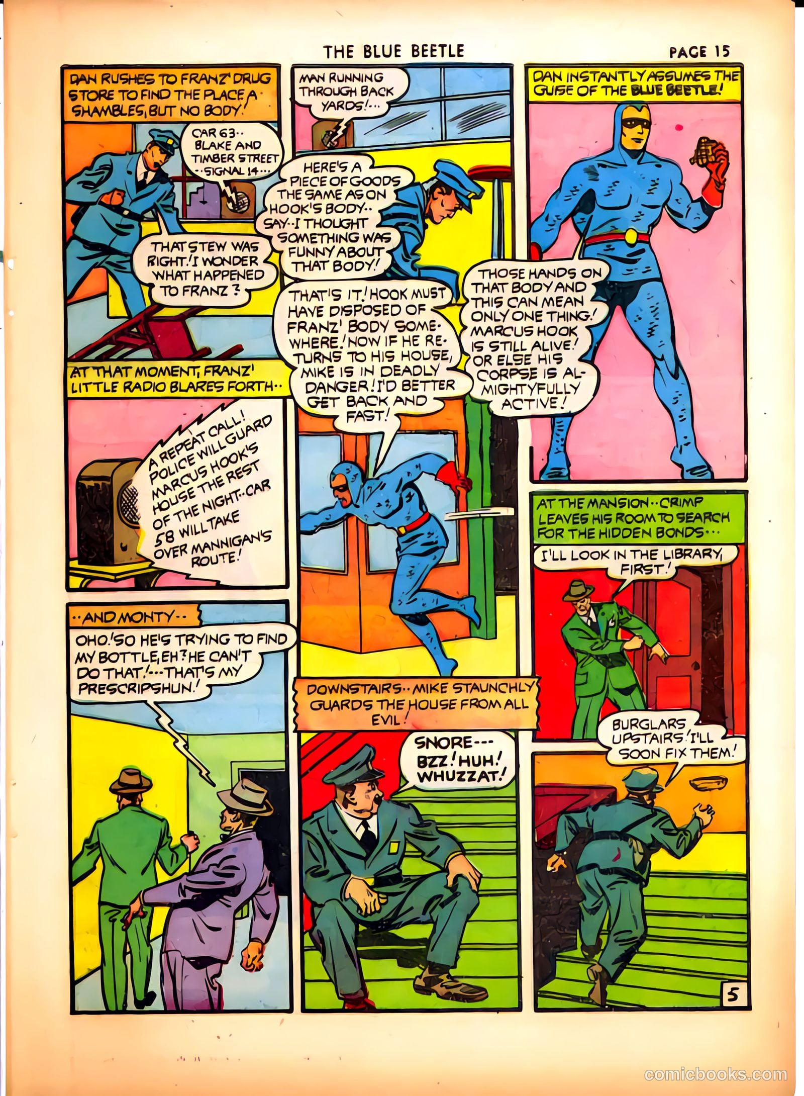 Blue Beetle #10 (1941) — page 17 of 67