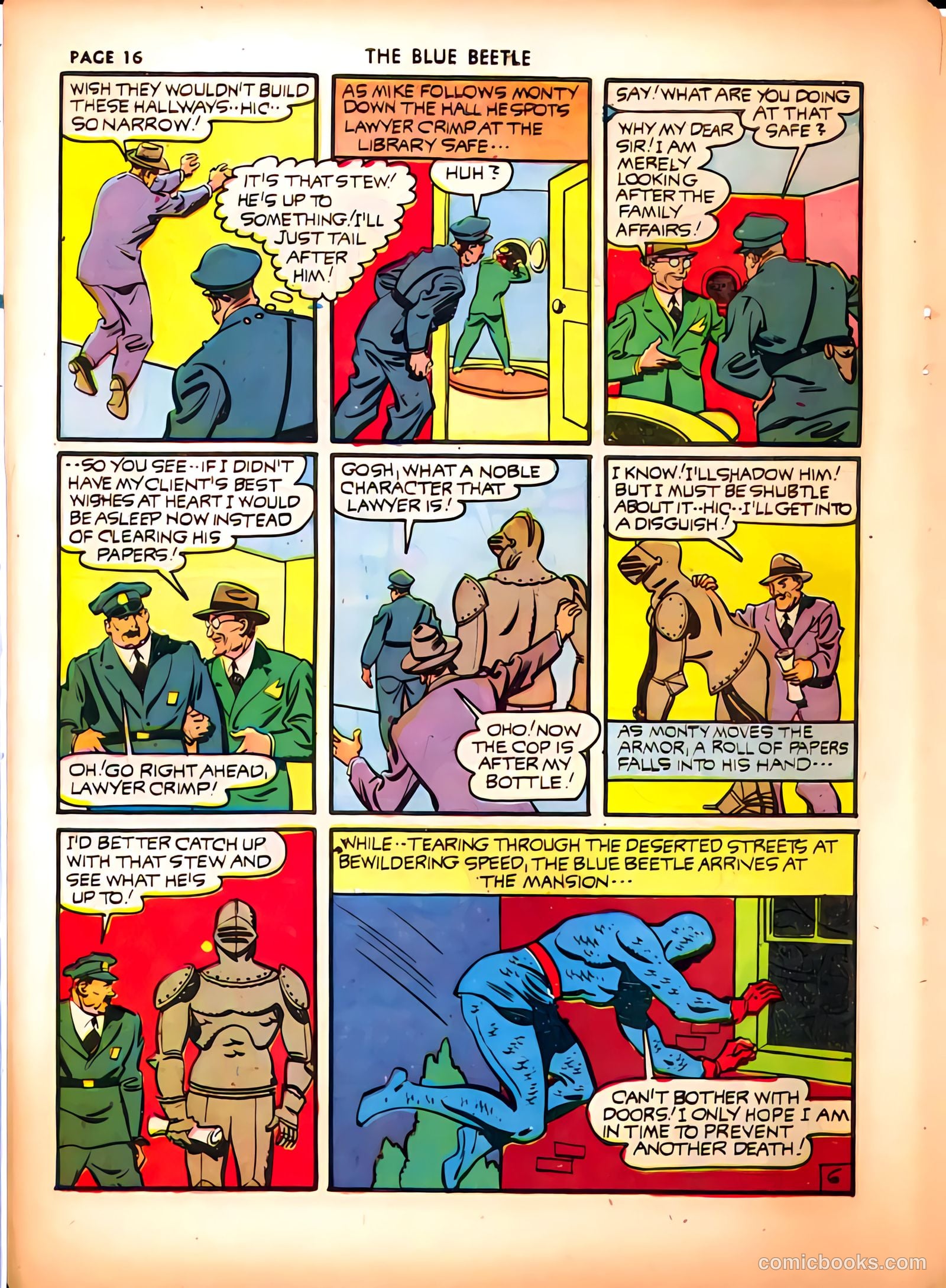 Blue Beetle #10 (1941) — page 18 of 67