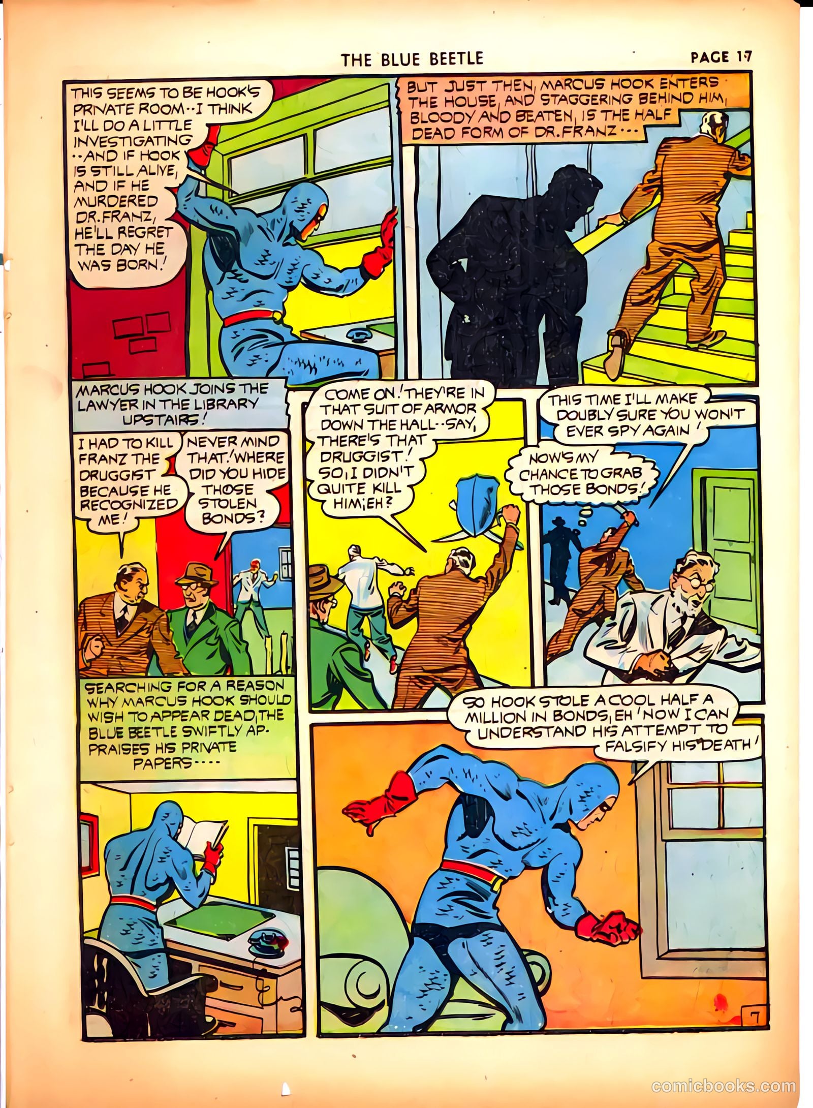 Blue Beetle #10 (1941) — page 19 of 67