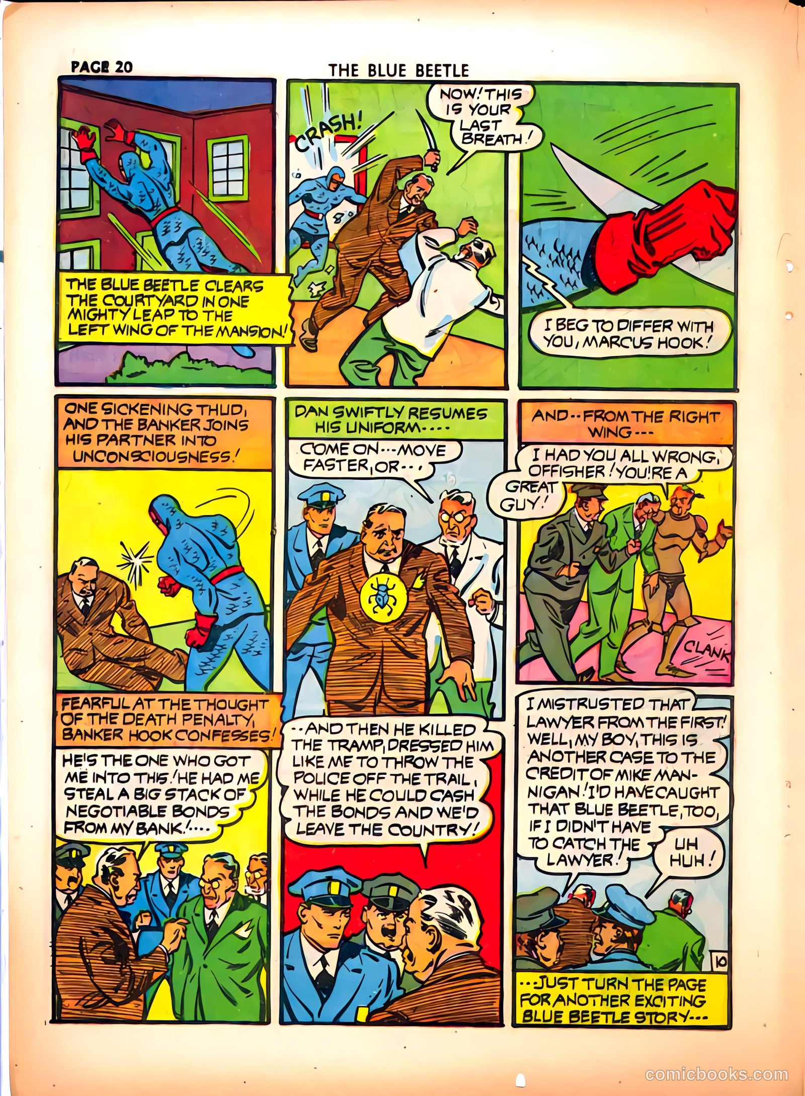 Blue Beetle #10 (1941) — page 22 of 67