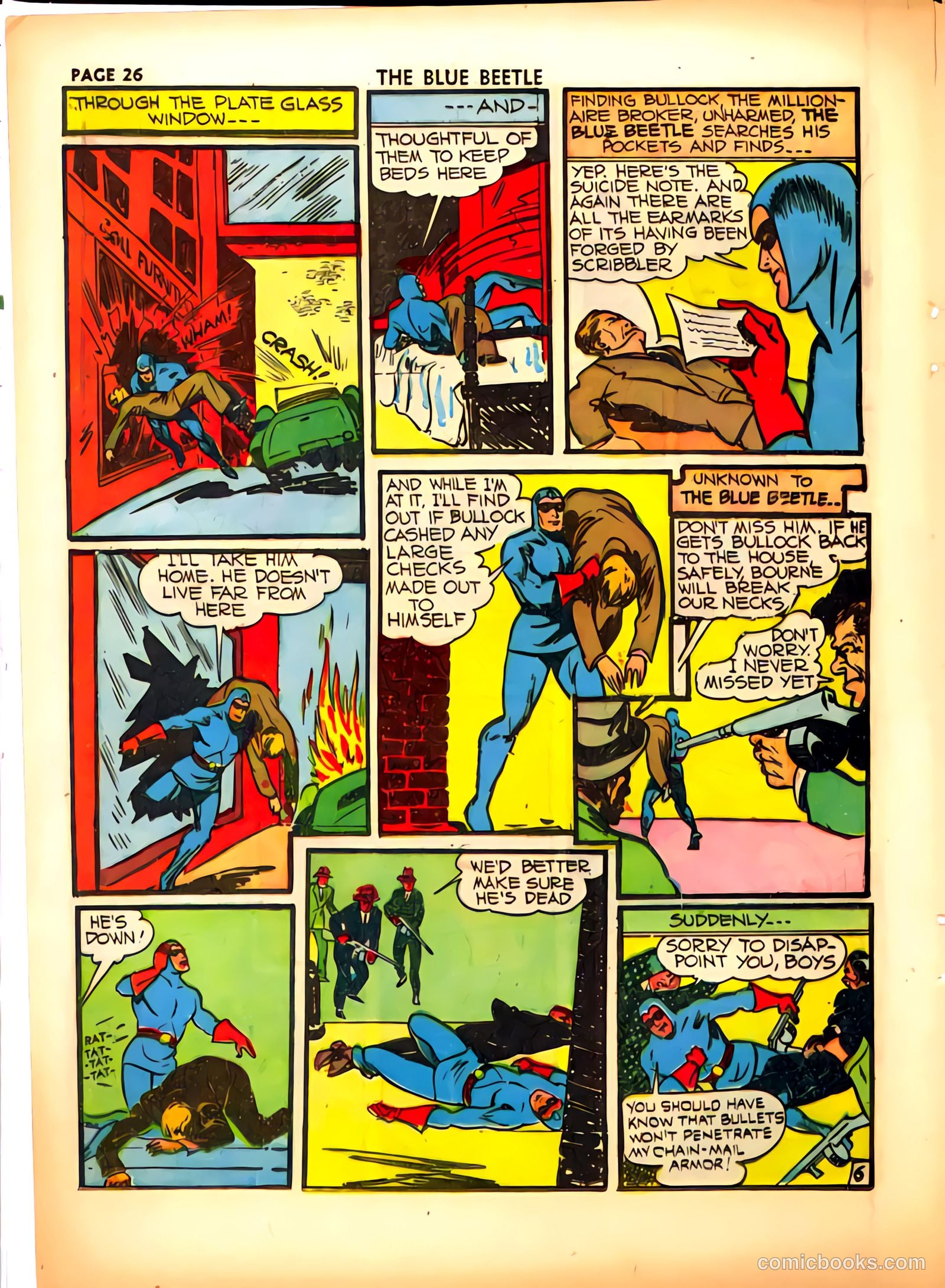 Blue Beetle #10 (1941) — page 28 of 67