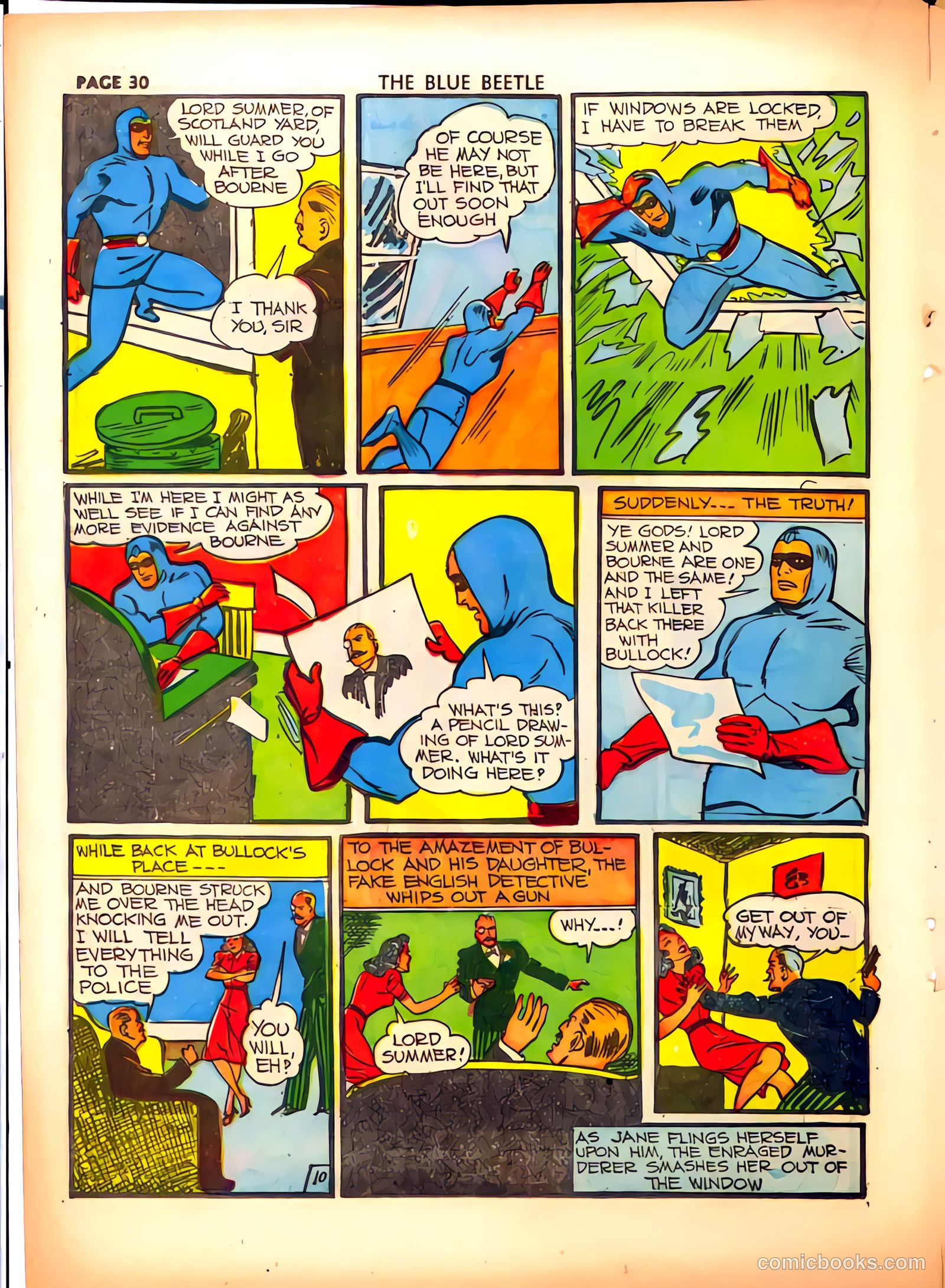 Blue Beetle #10 (1941) — page 32 of 67
