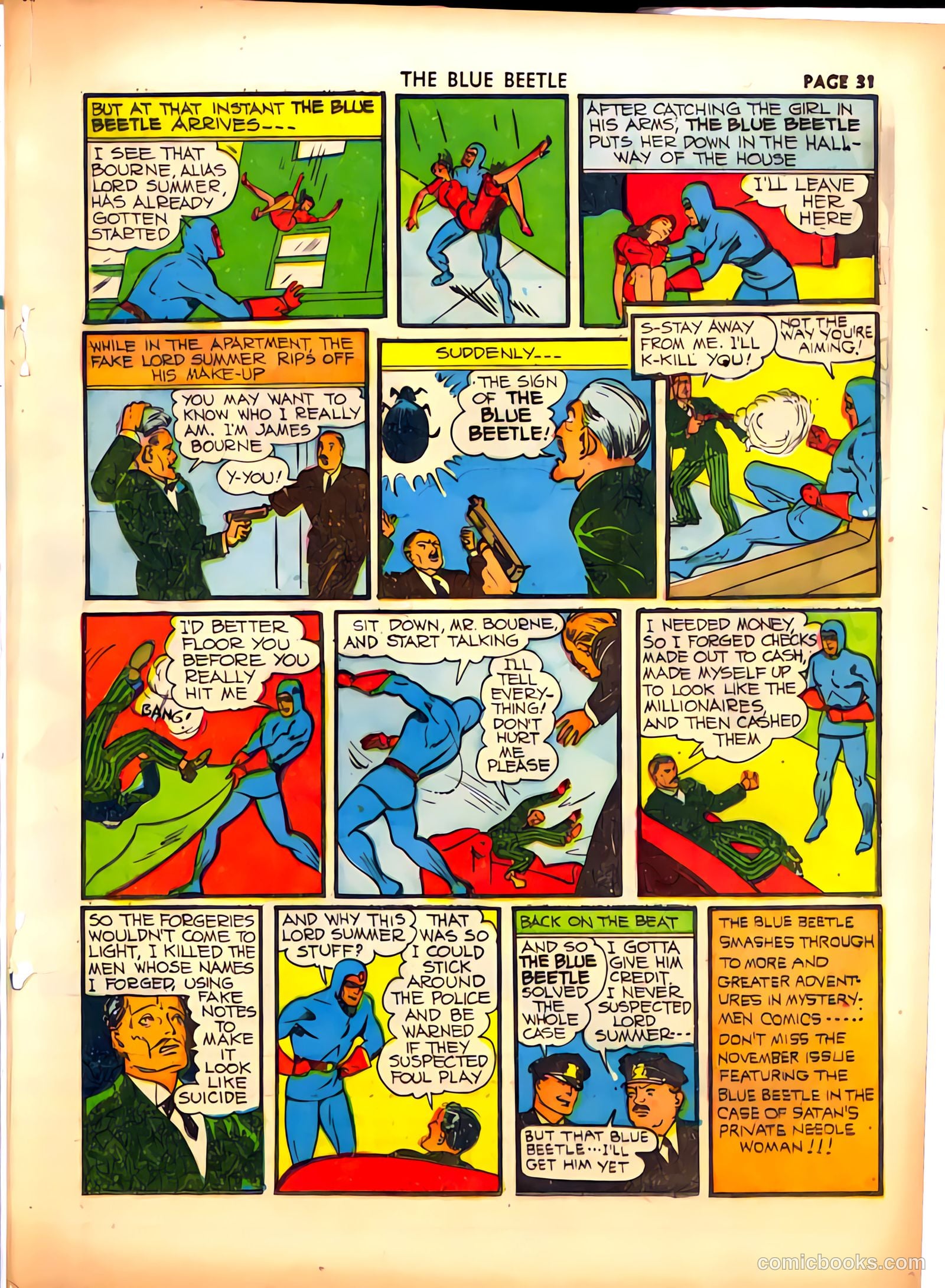 Blue Beetle #10 (1941) — page 33 of 67