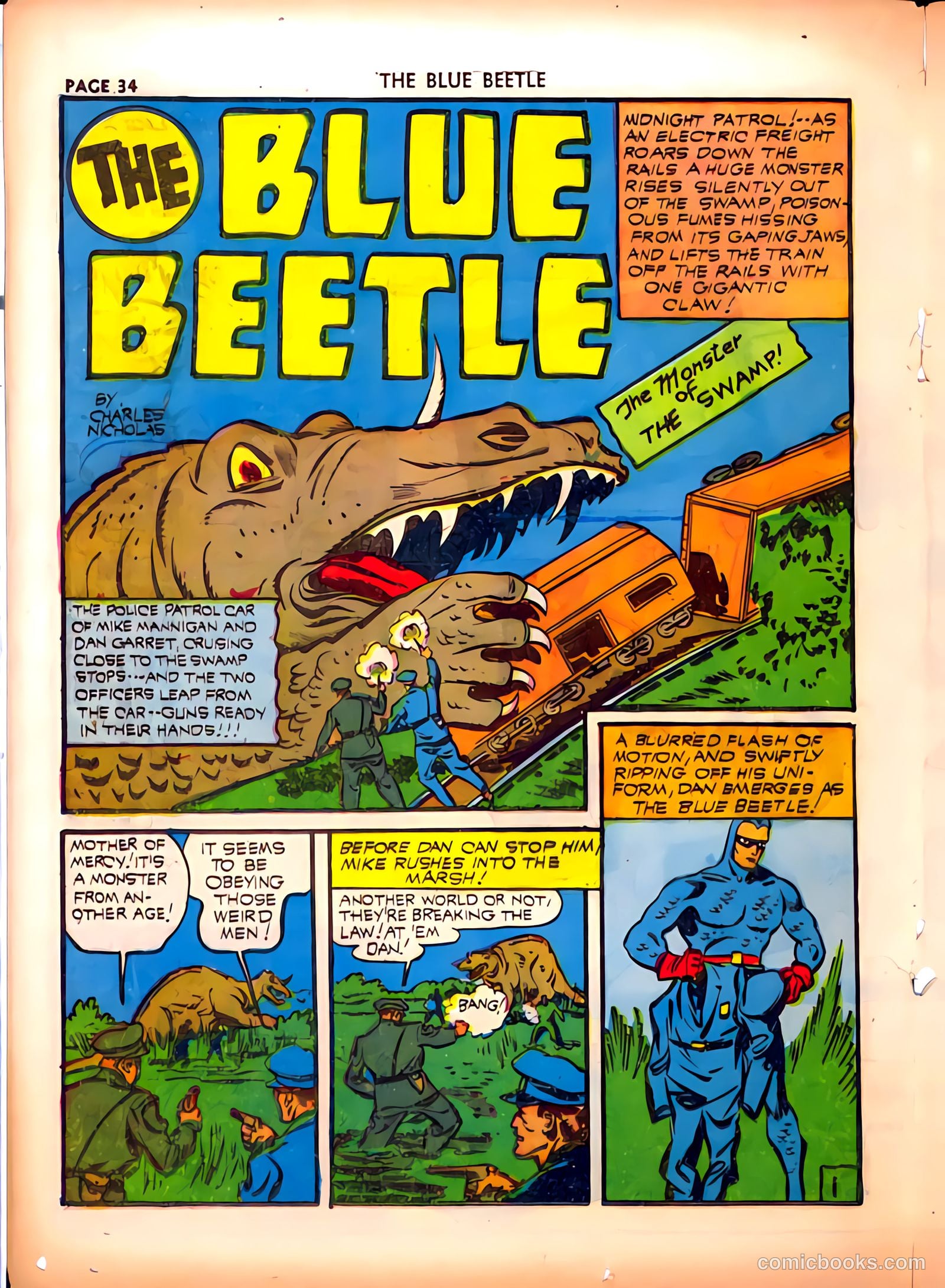 Blue Beetle #10 (1941) — page 35 of 67