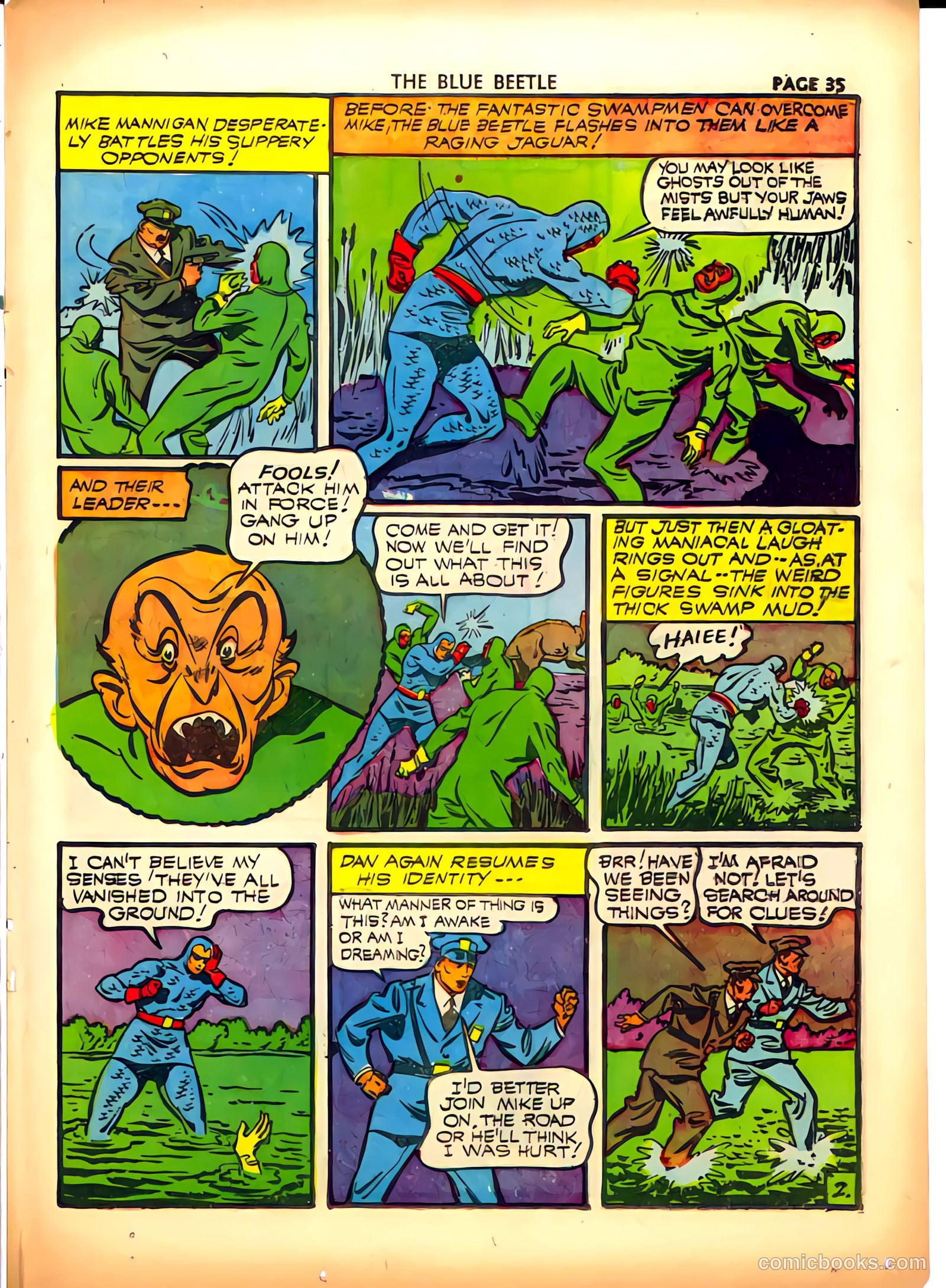 Blue Beetle #10 (1941) — page 36 of 67