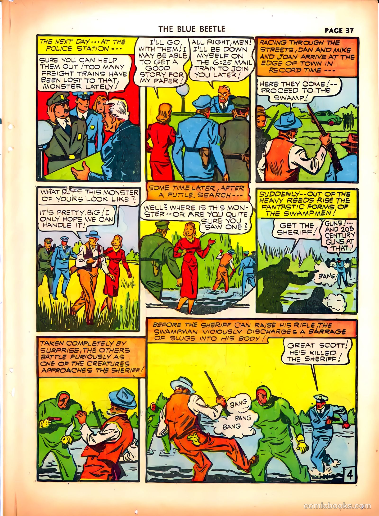 Blue Beetle #10 (1941) — page 38 of 67
