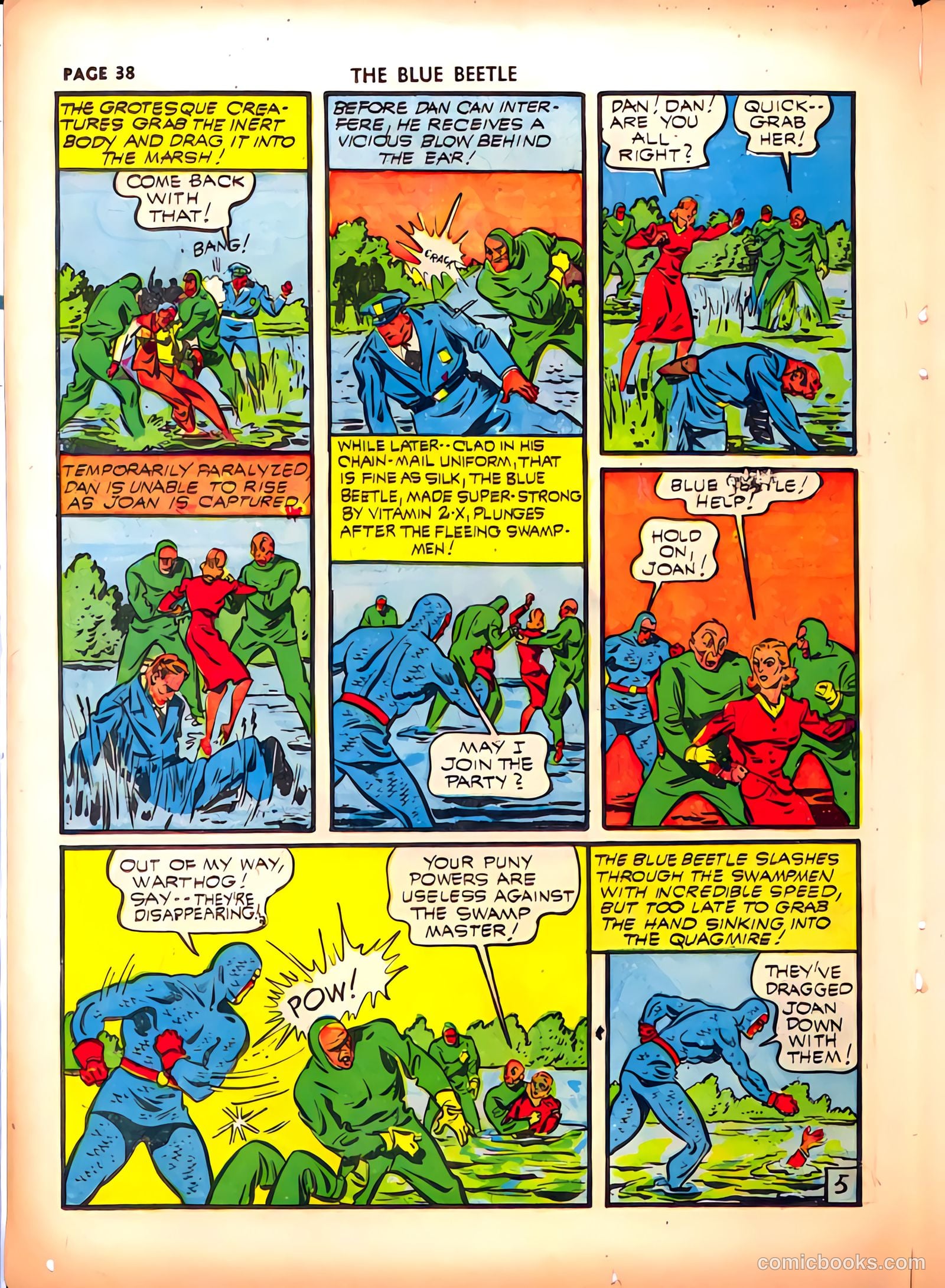 Blue Beetle #10 (1941) — page 39 of 67
