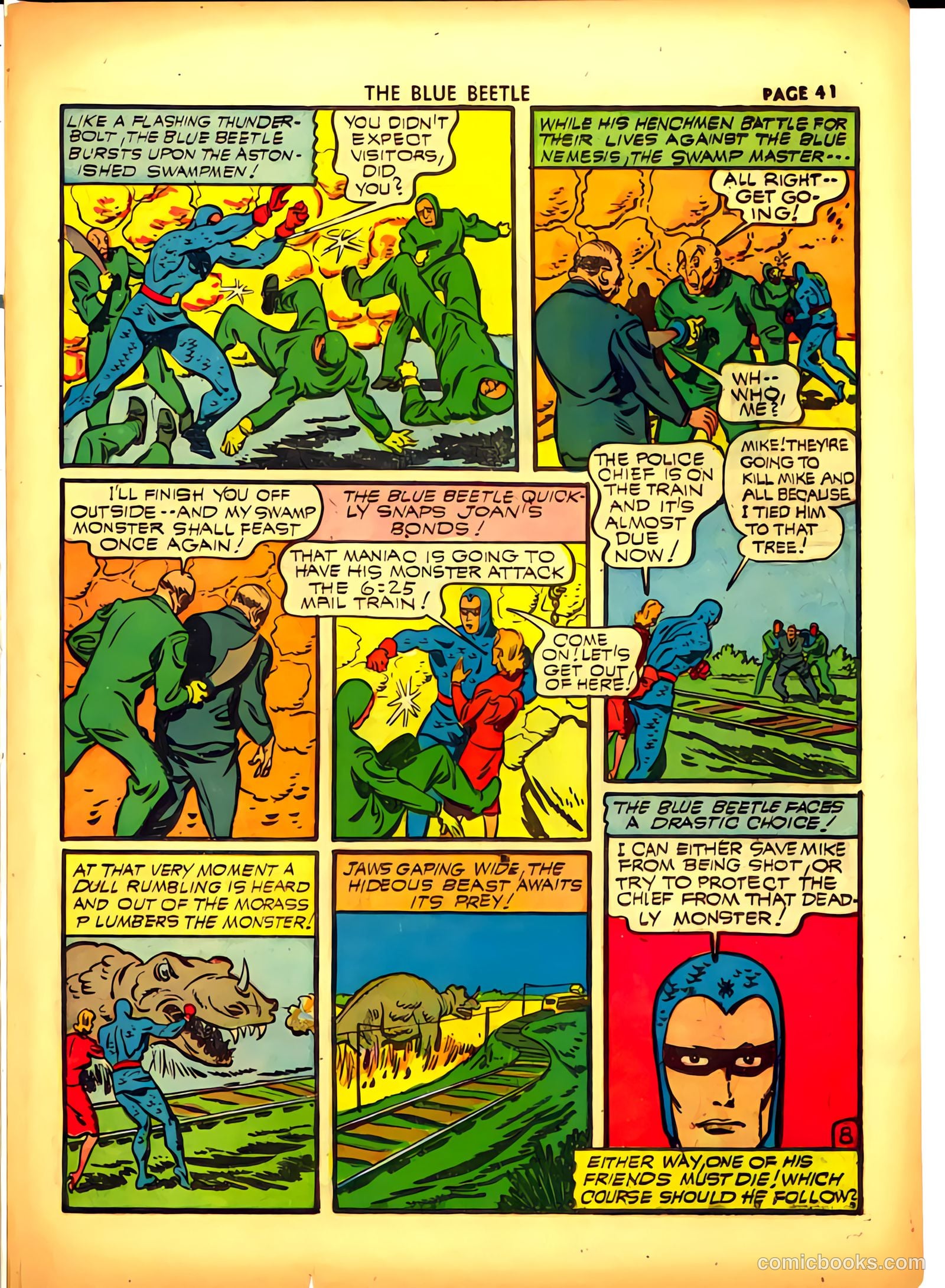 Blue Beetle #10 (1941) — page 42 of 67