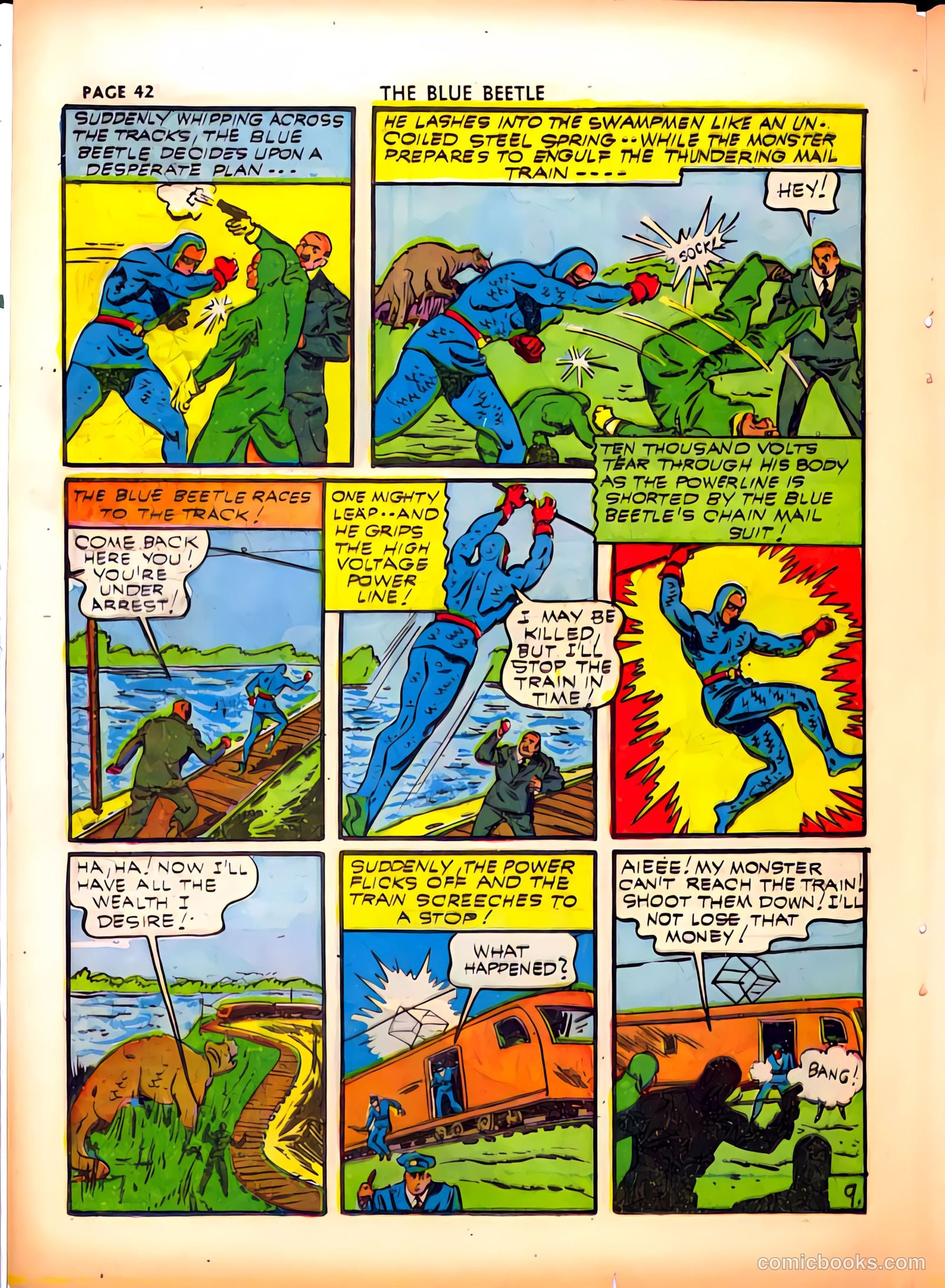 Blue Beetle #10 (1941) — page 43 of 67