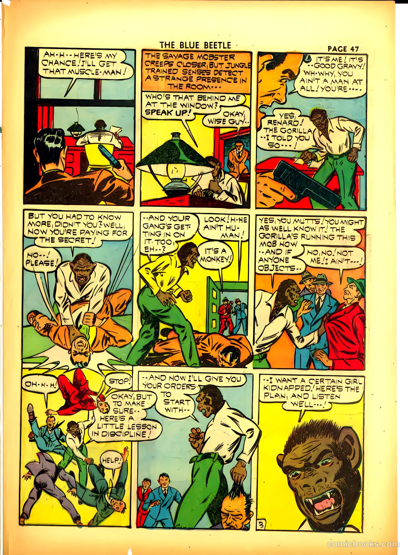 Blue Beetle #10 (1941) — page 48 of 67