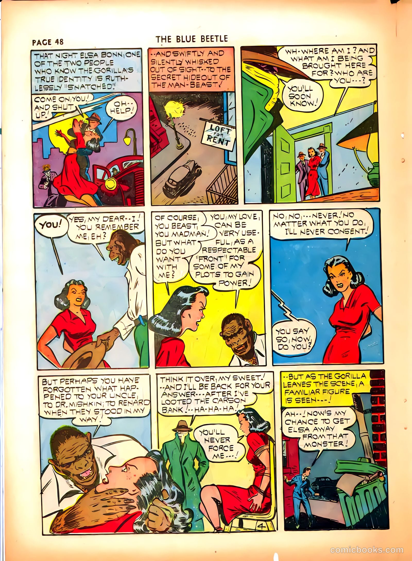 Blue Beetle #10 (1941) — page 49 of 67