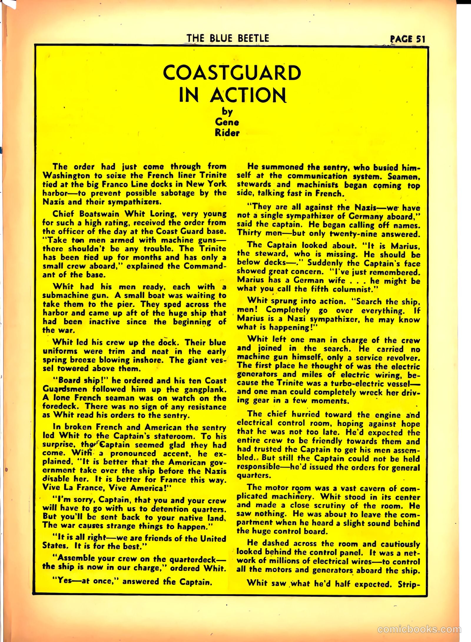 Blue Beetle #10 (1941) — page 52 of 67