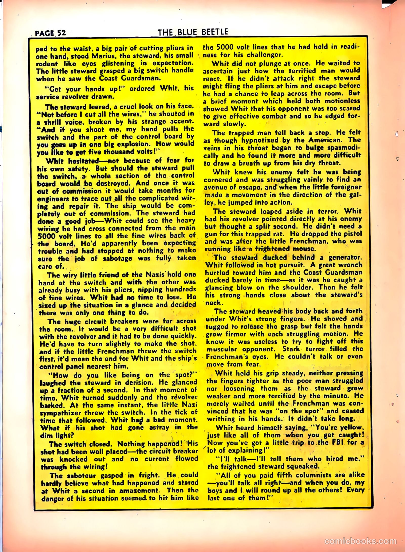 Blue Beetle #10 (1941) — page 53 of 67