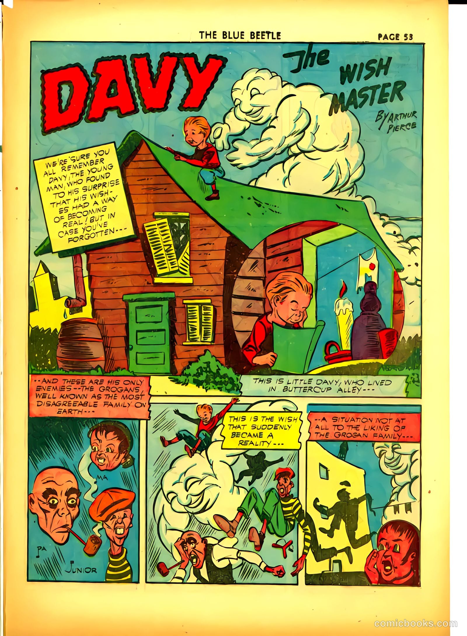 Blue Beetle #10 (1941) — page 54 of 67