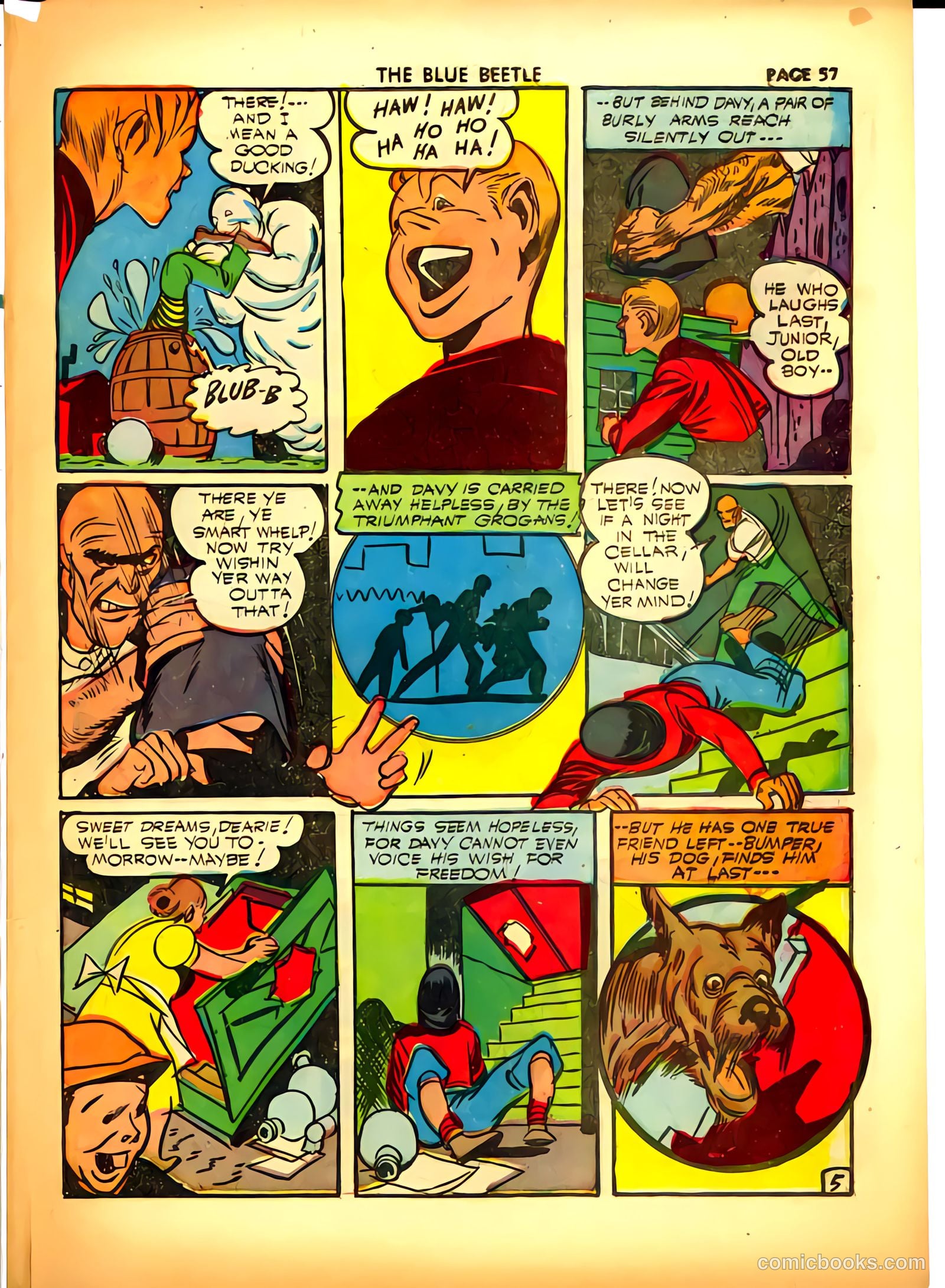 Blue Beetle #10 (1941) — page 58 of 67
