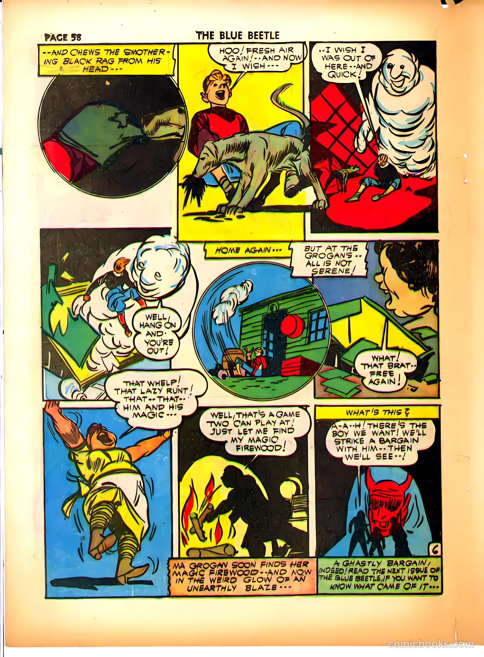 Blue Beetle #10 (1941) — page 59 of 67