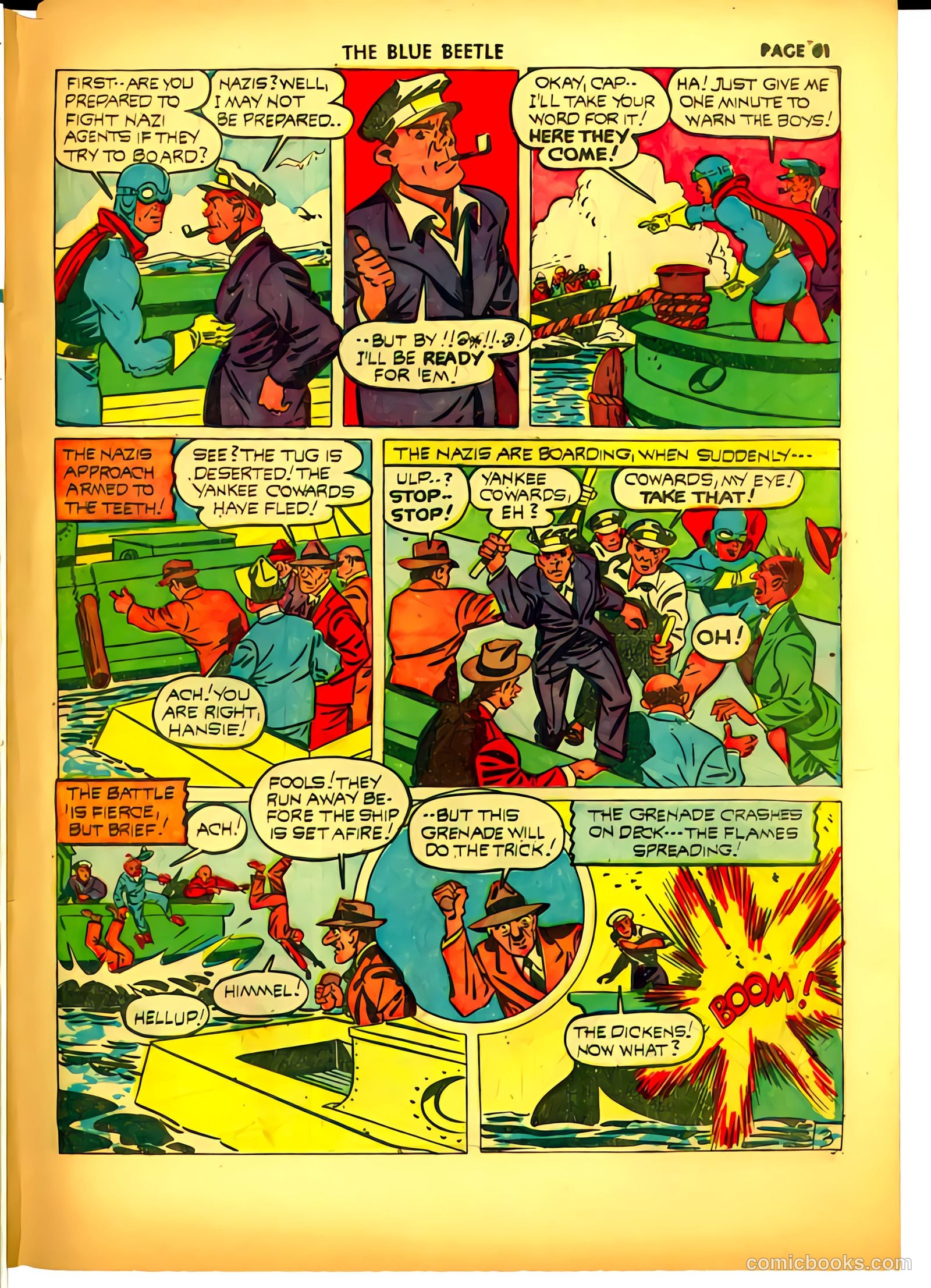 Blue Beetle #10 (1941) — page 62 of 67