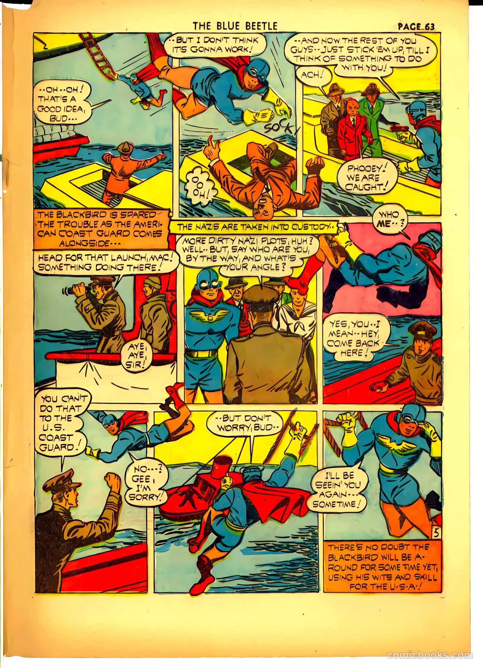 Blue Beetle #10 (1941) — page 64 of 67