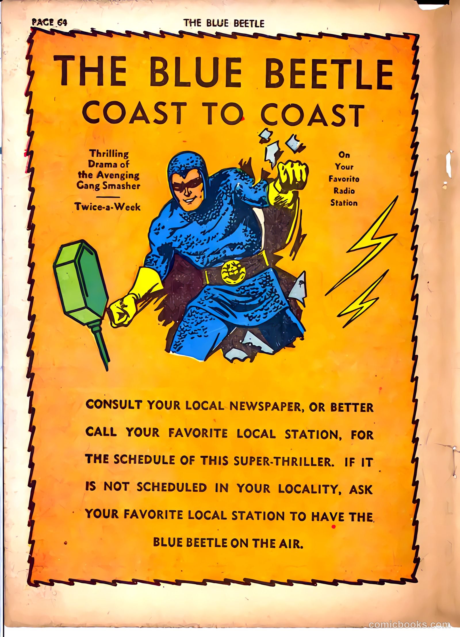 Blue Beetle #10 (1941) — page 65 of 67