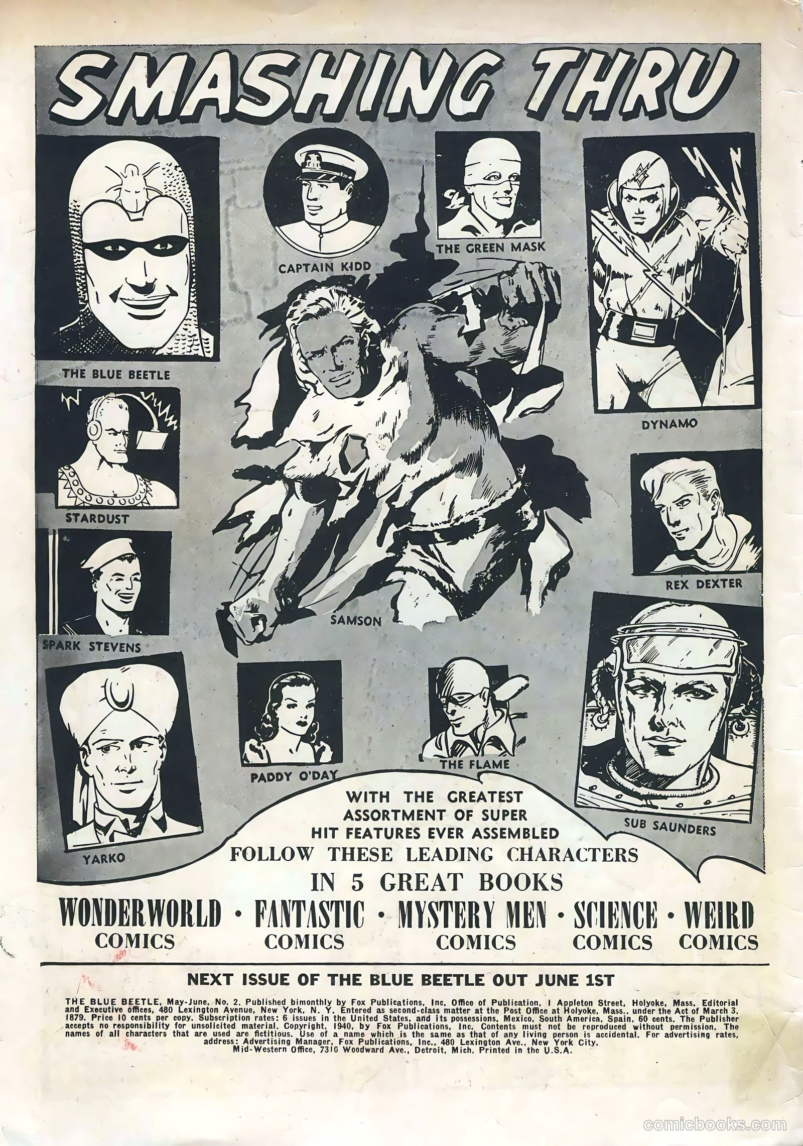Blue Beetle #2 (1940) — page 2 of 68