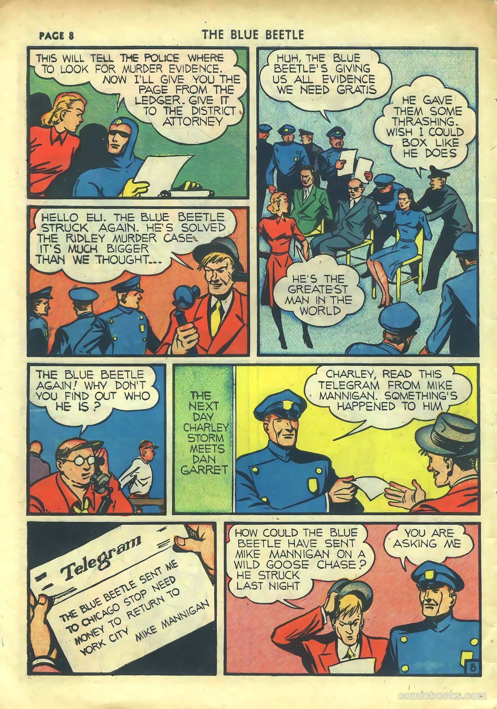 Blue Beetle #2 (1940) — page 10 of 68