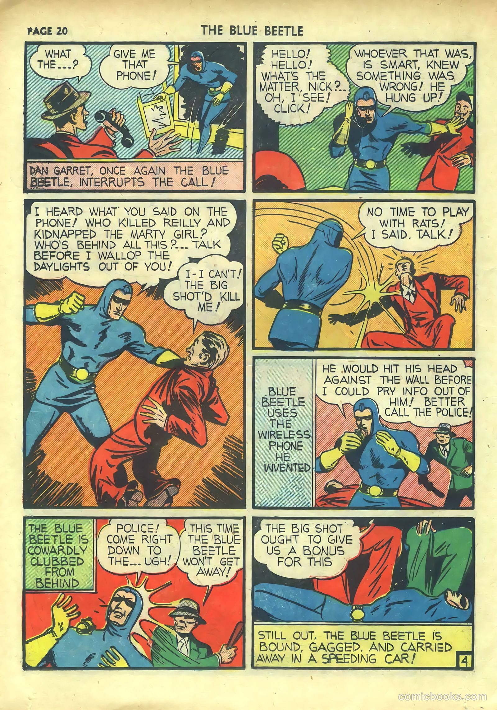 Blue Beetle #2 (1940) — page 22 of 68