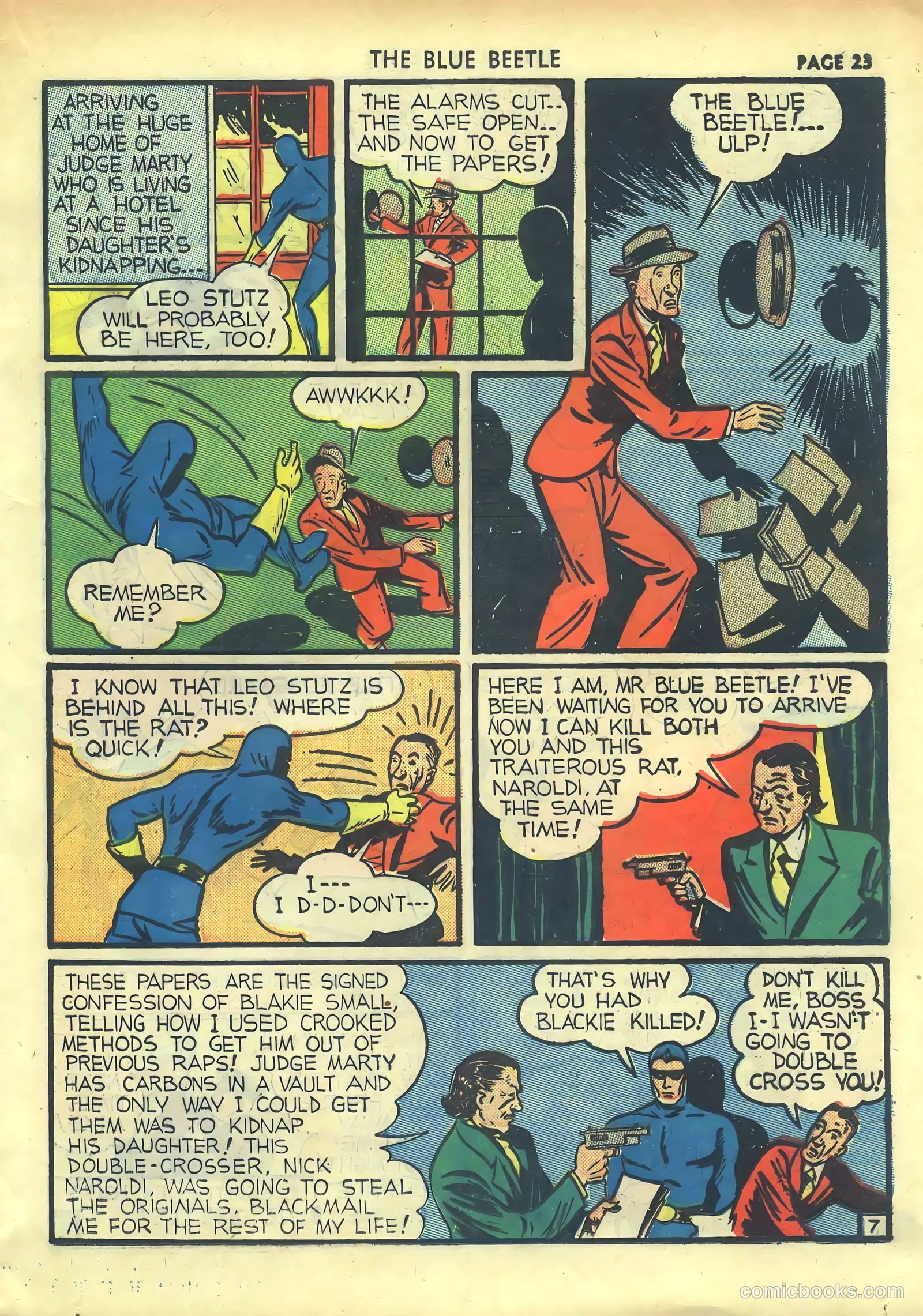 Blue Beetle #2 (1940) — page 25 of 68