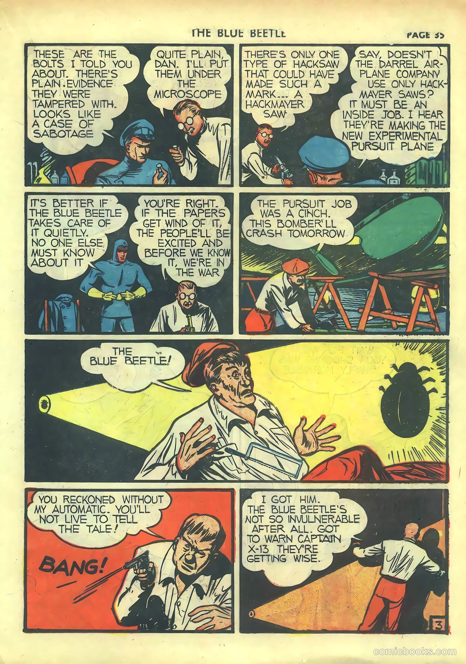 Blue Beetle #2 (1940) — page 37 of 68