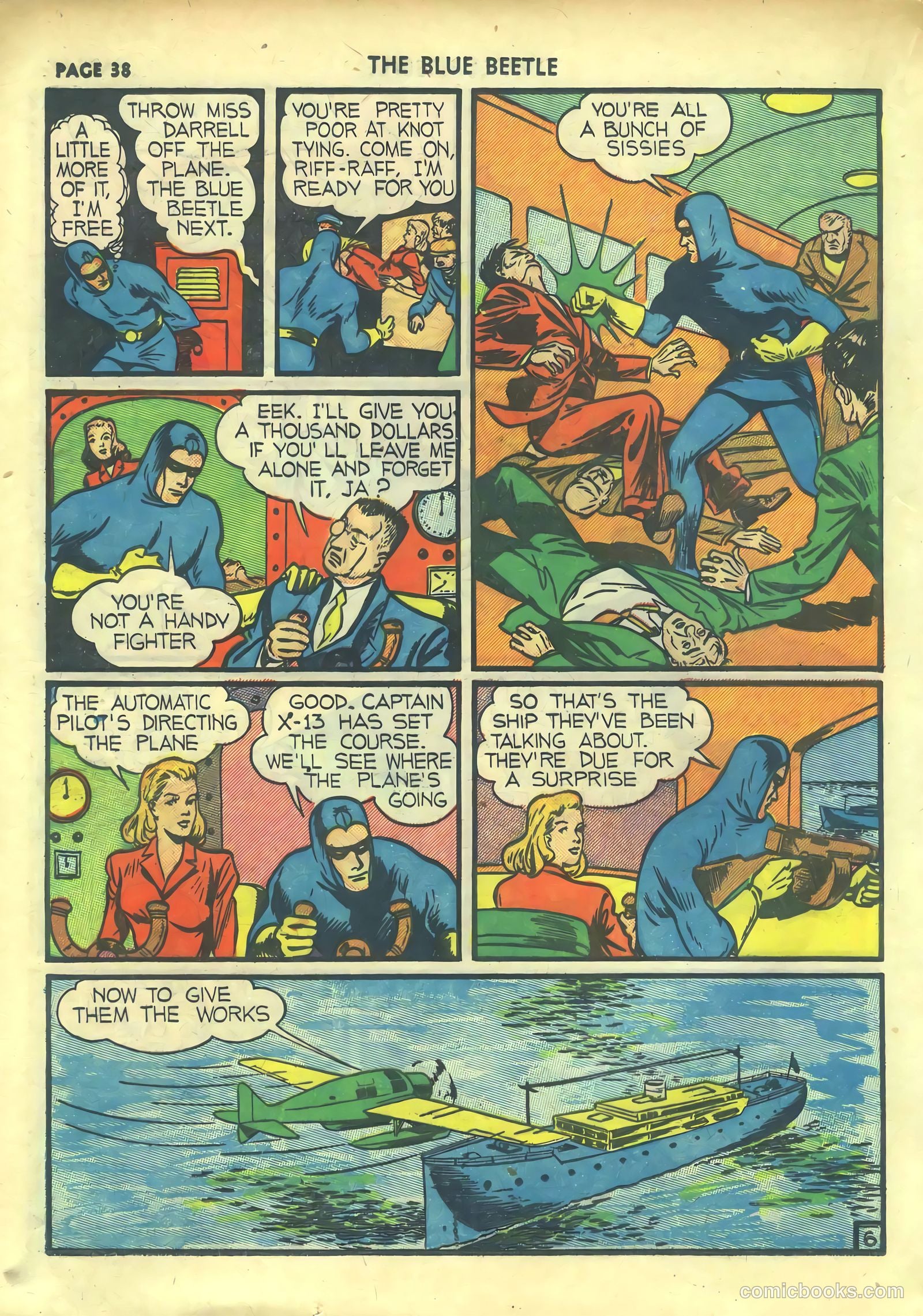 Blue Beetle #2 (1940) — page 40 of 68