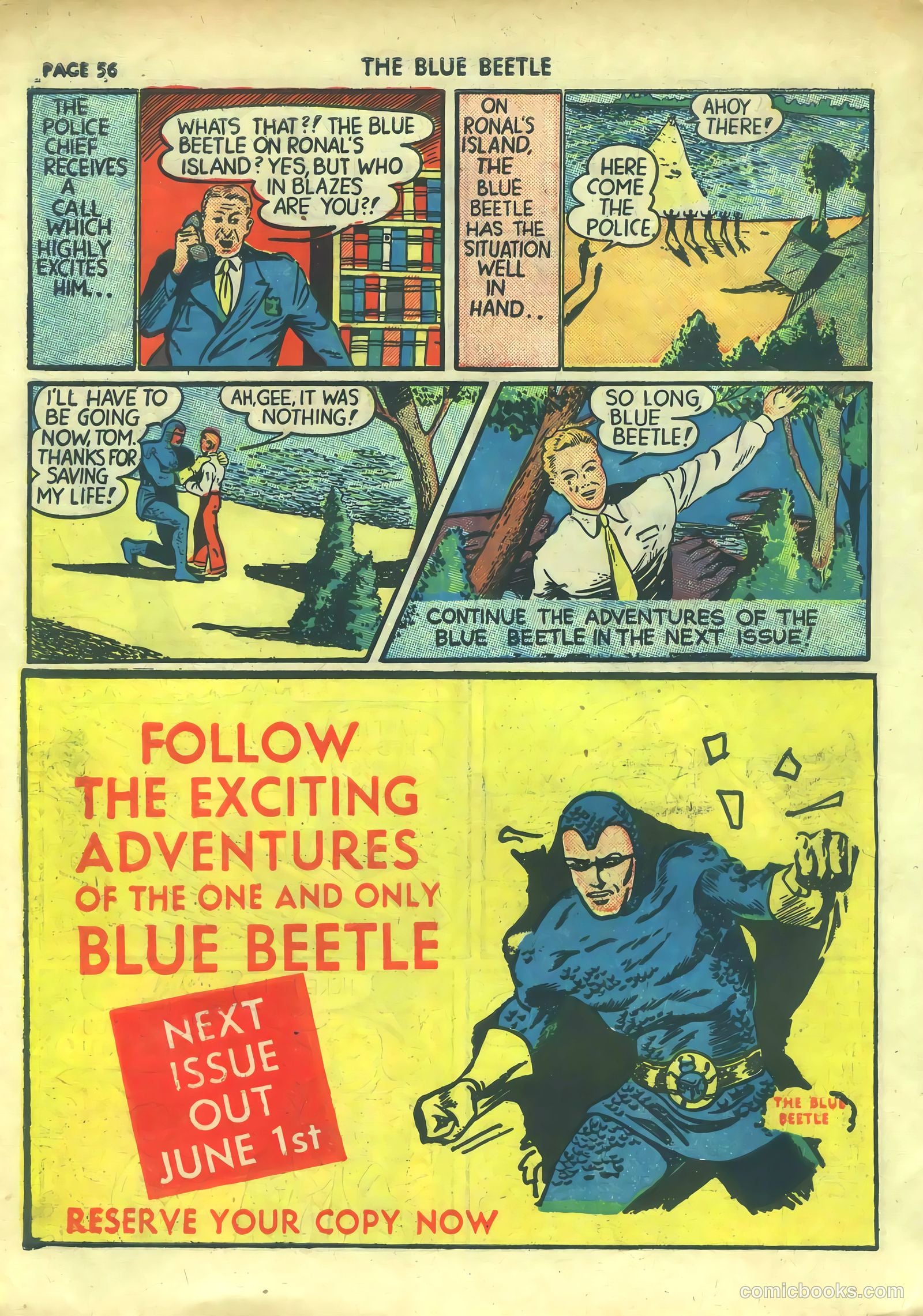 Blue Beetle #2 (1940) — page 58 of 68