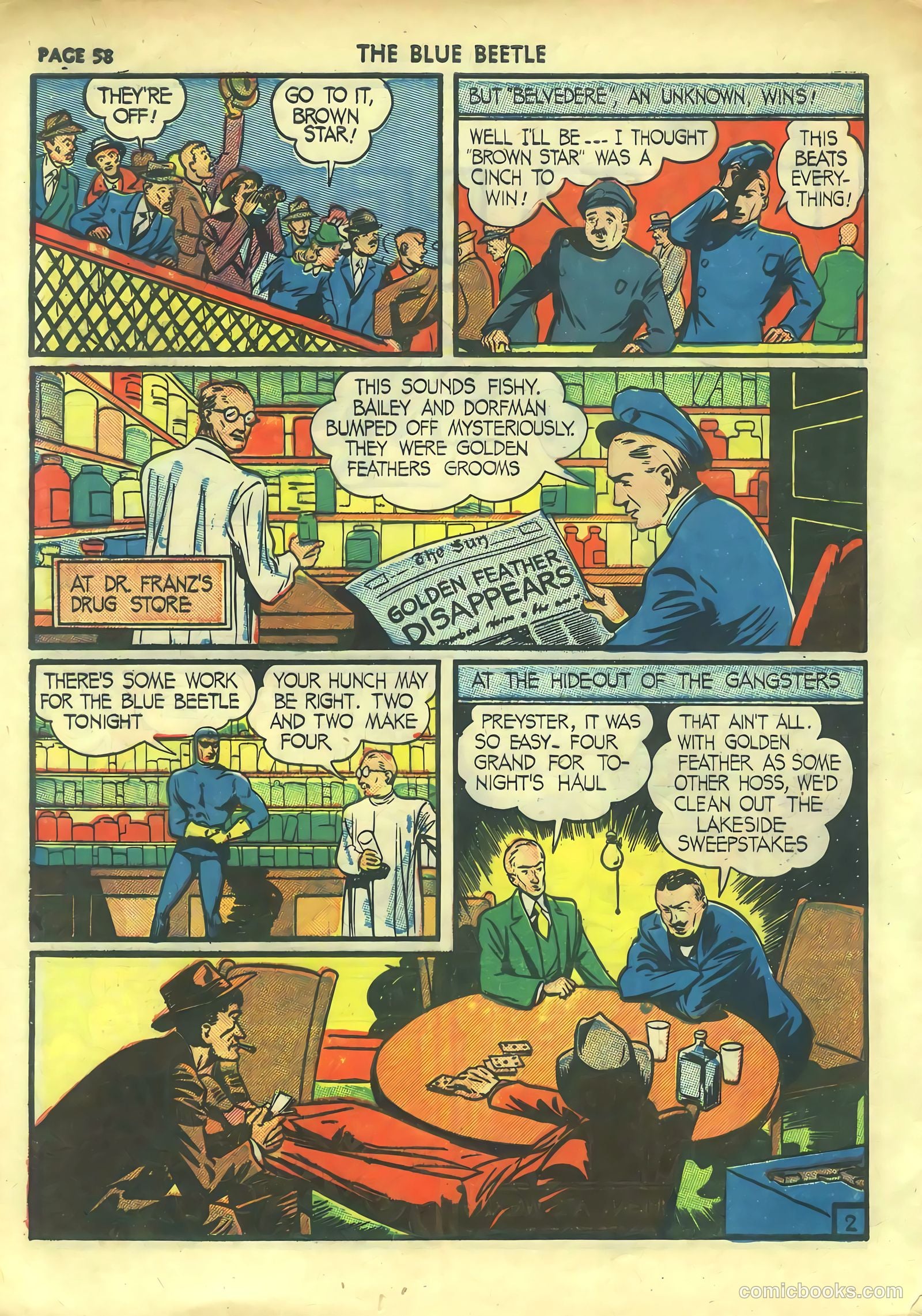 Blue Beetle #2 (1940) — page 60 of 68