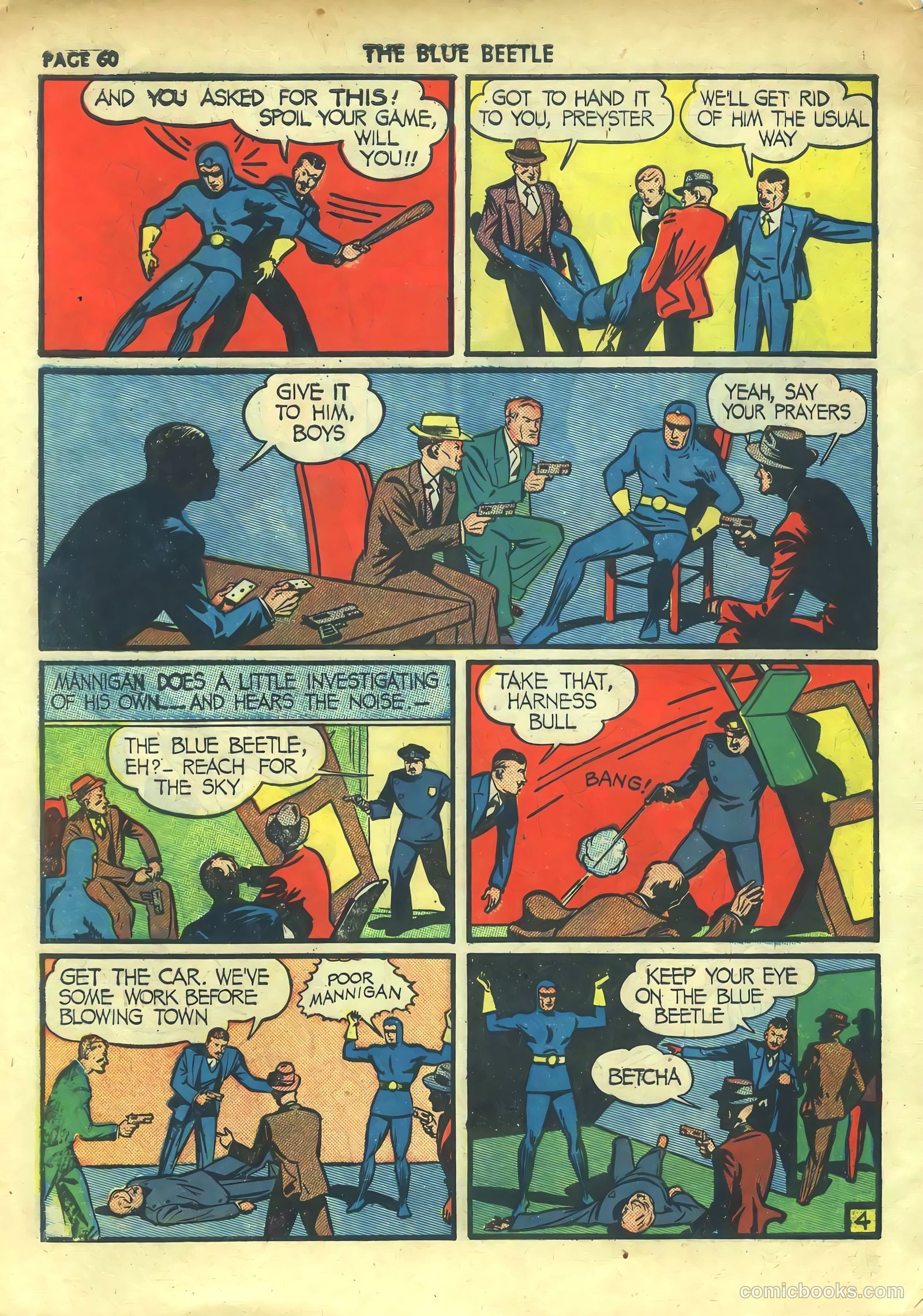 Blue Beetle #2 (1940) — page 62 of 68