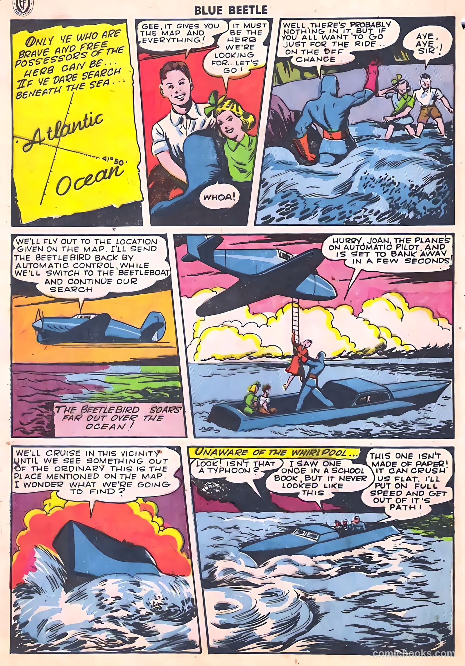 Blue Beetle #38 (1945) — page 6 of 52