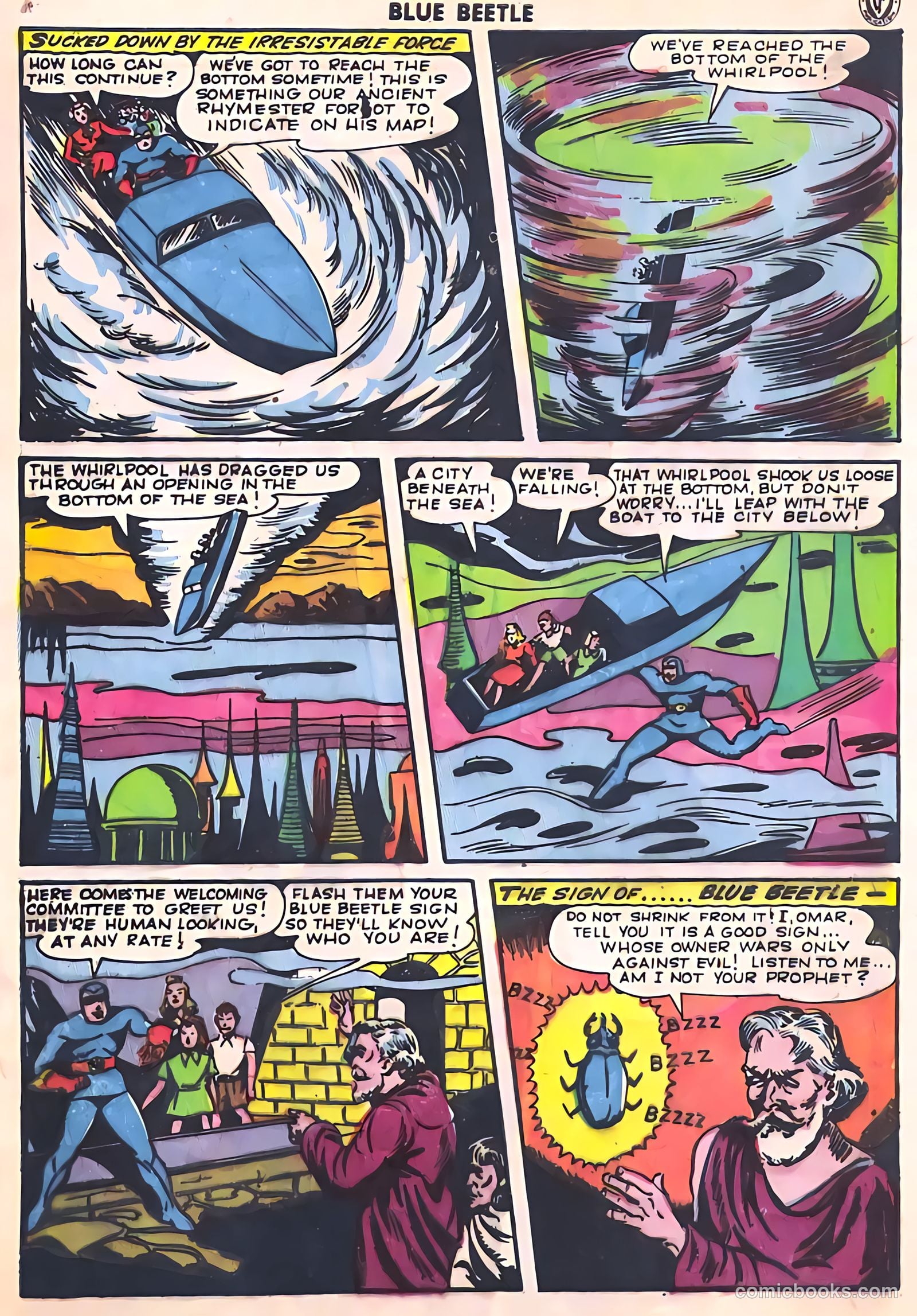 Blue Beetle #38 (1945) — page 7 of 52