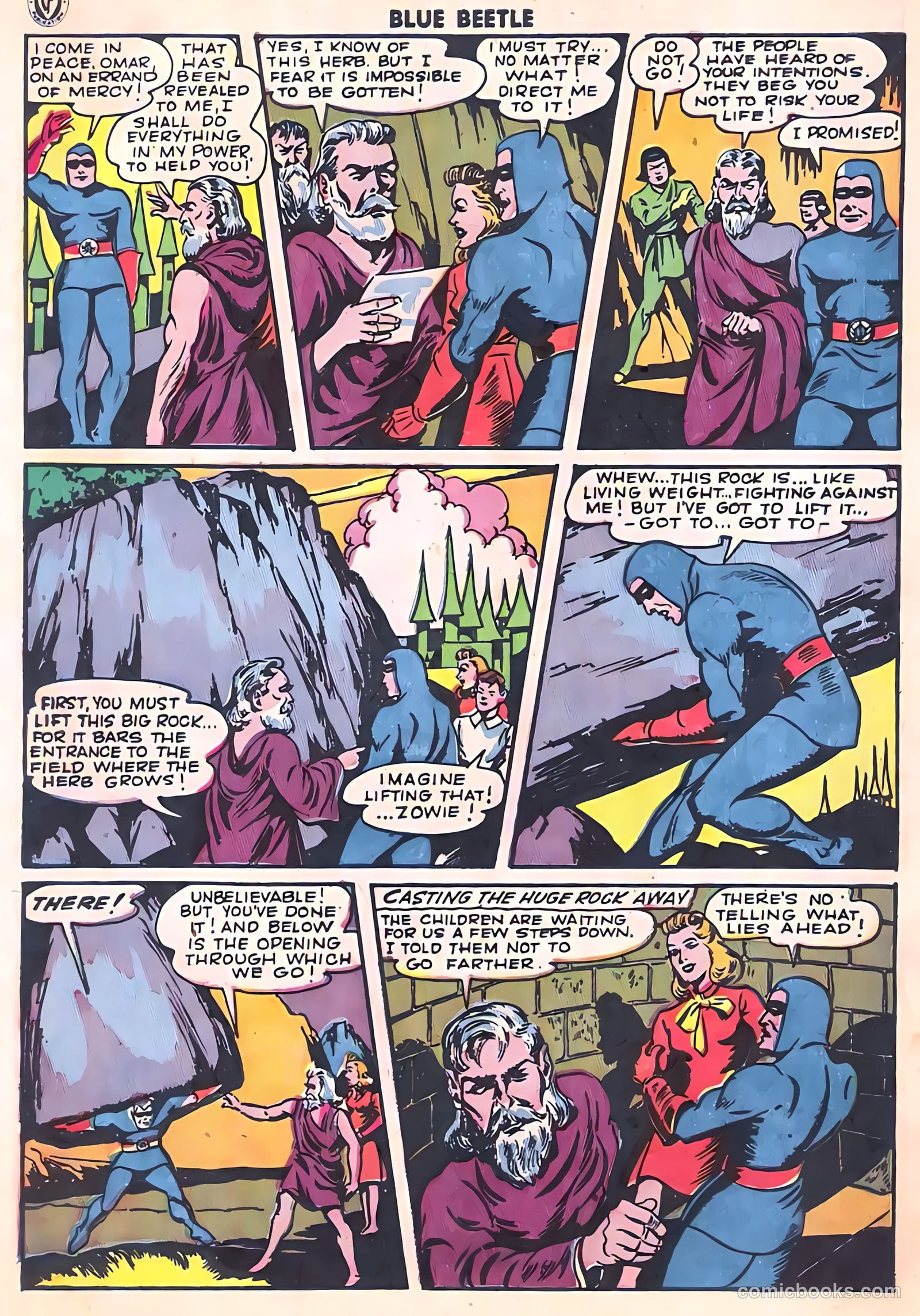 Blue Beetle #38 (1945) — page 8 of 52