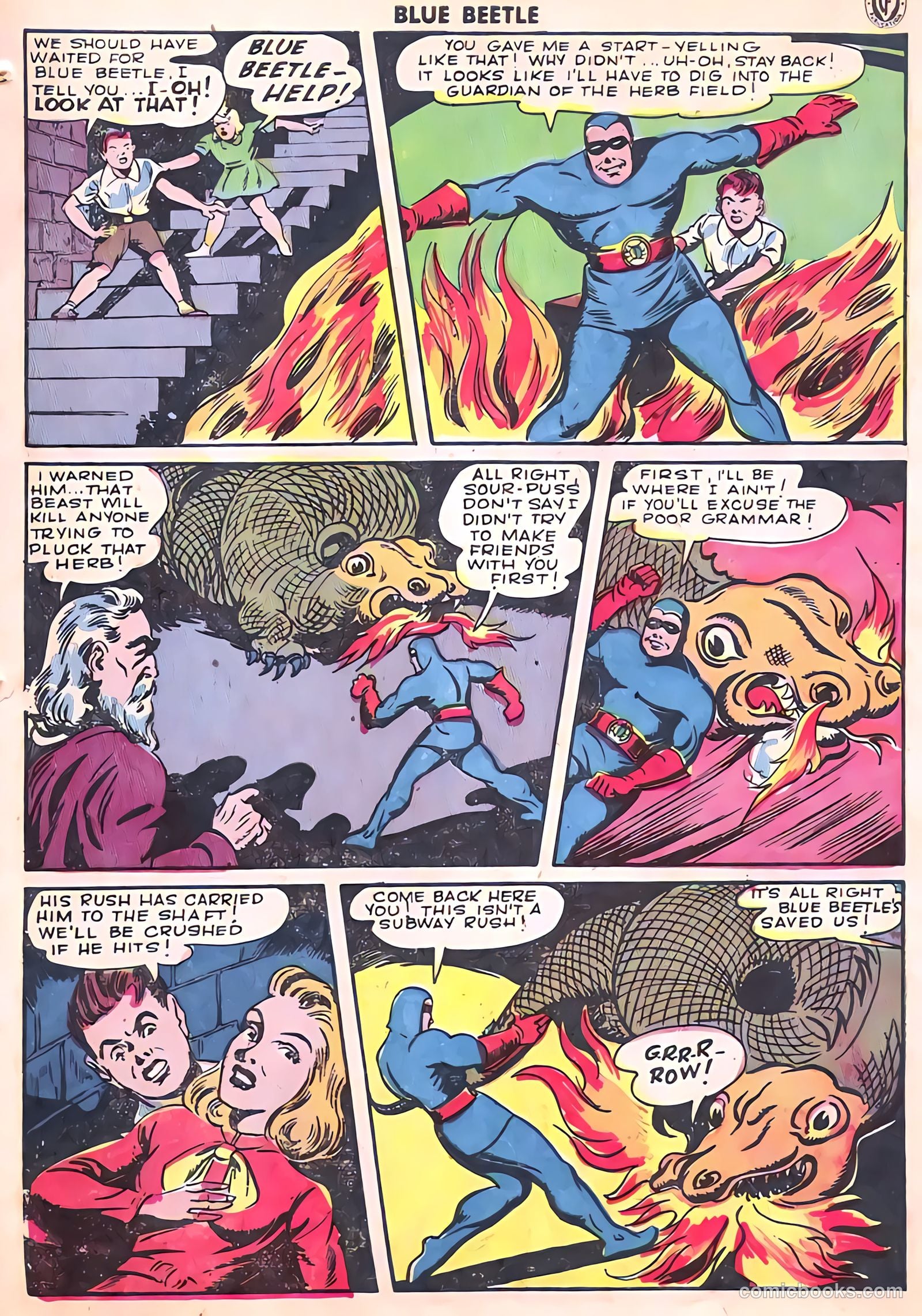 Blue Beetle #38 (1945) — page 9 of 52